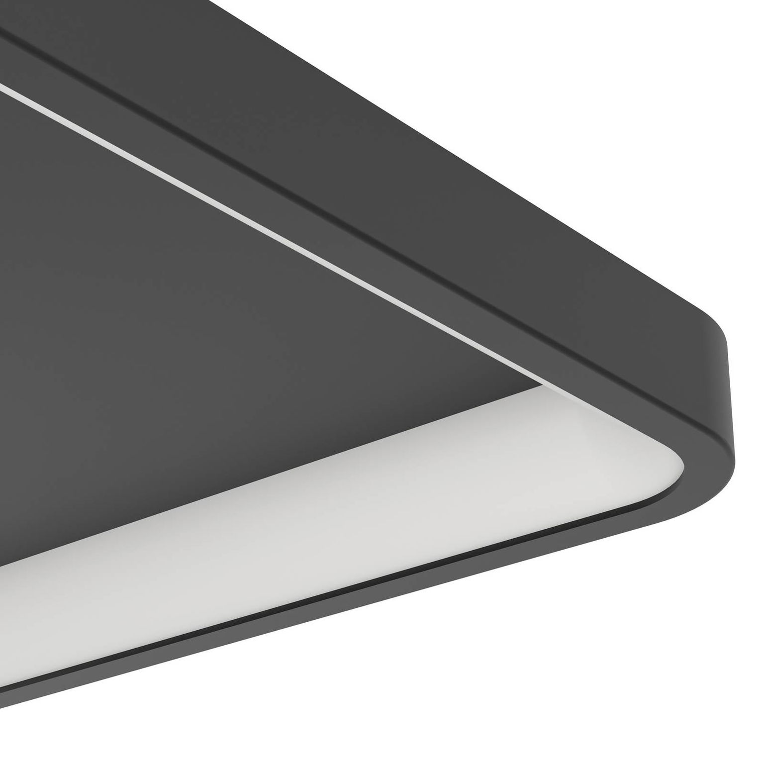 EGLO connect Smart stropné LED svetlo Loretello-Z, hranaté, čierne – obrázok 6