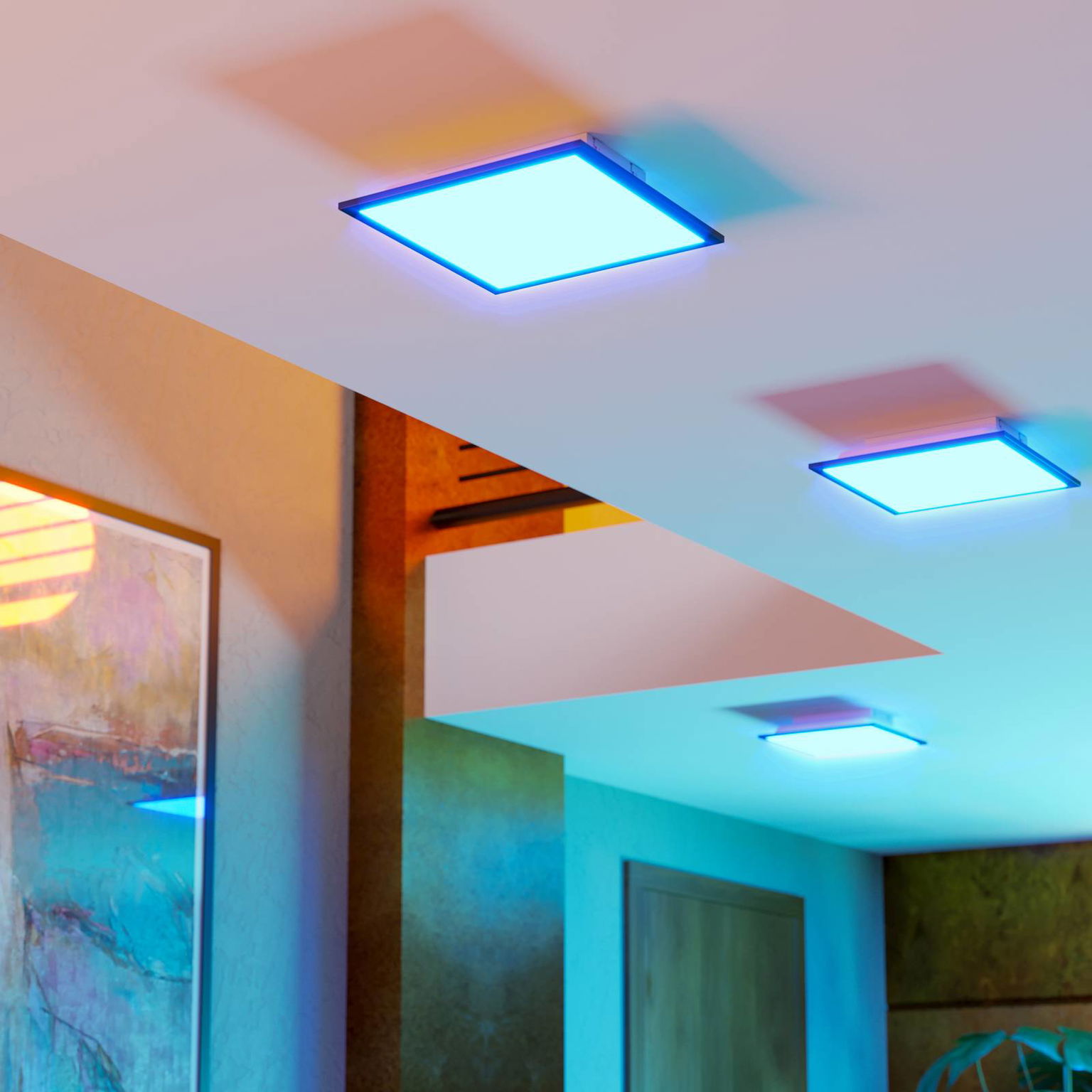 EGLO connect stropné LED svetlo Moradillo-Z, čierne, 29 cm – obrázok 2
