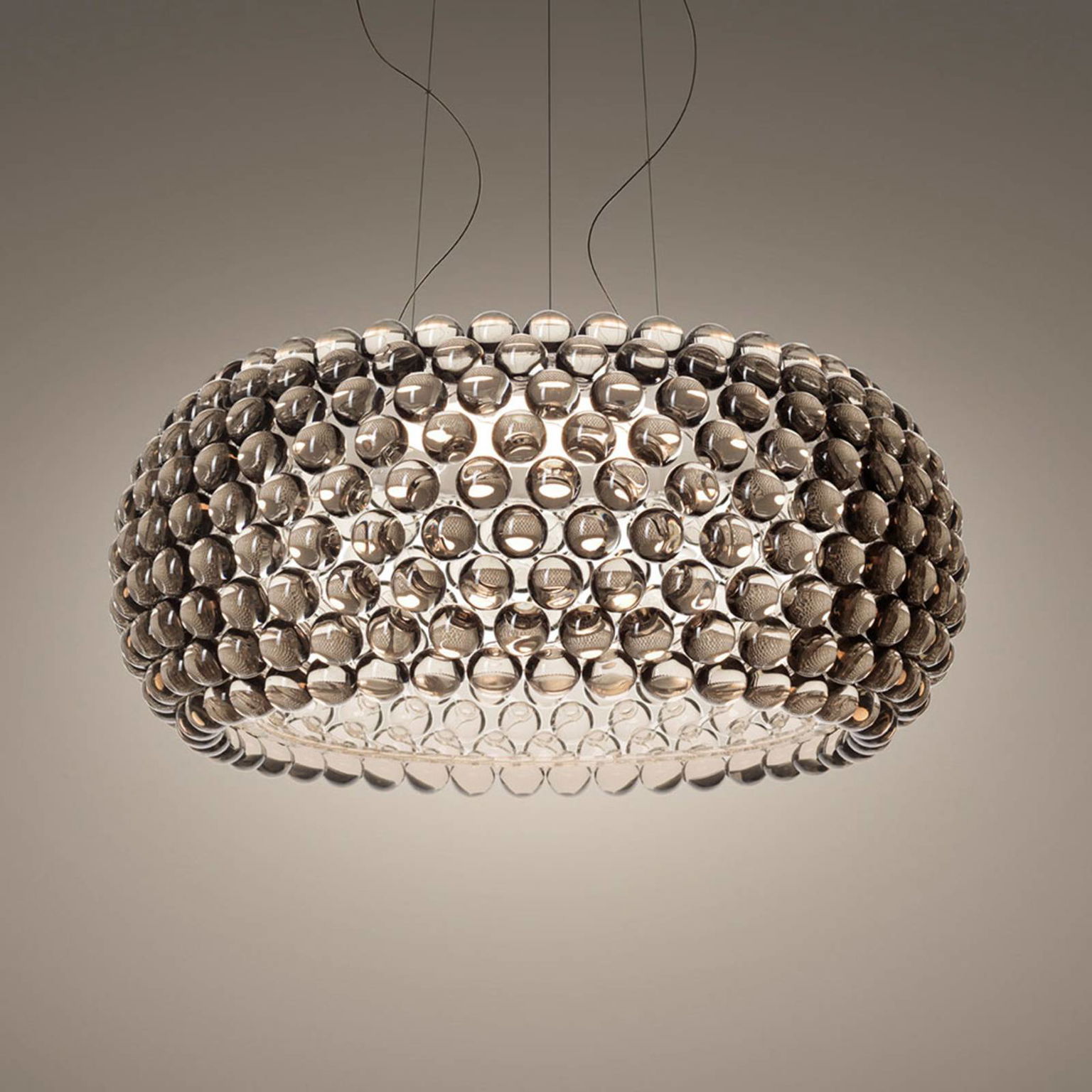 Foscarini Caboche Plus Grande závesná dymová sivá – obrázok 2