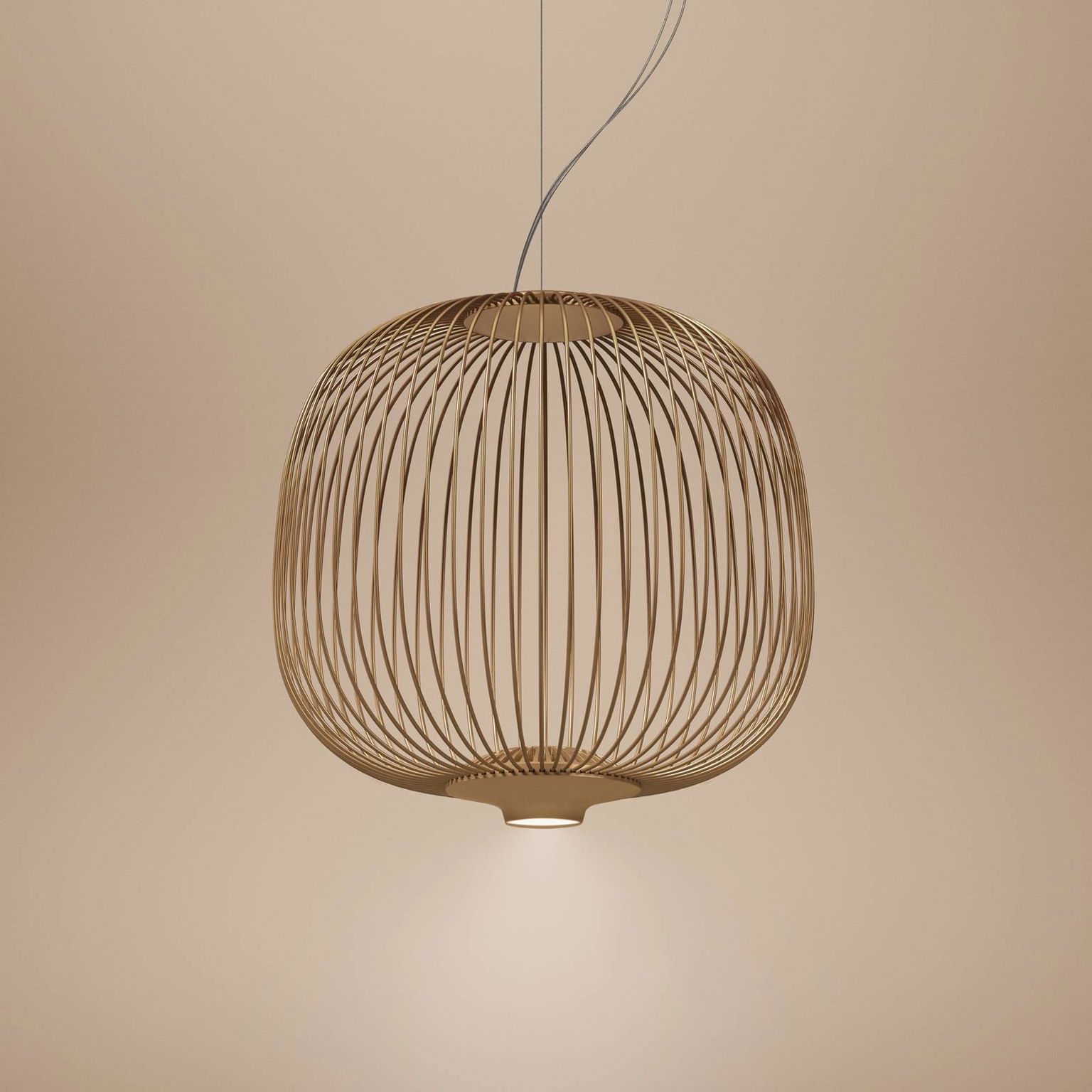 Foscarini Spokes 2 piccola MyLight stmieva medená