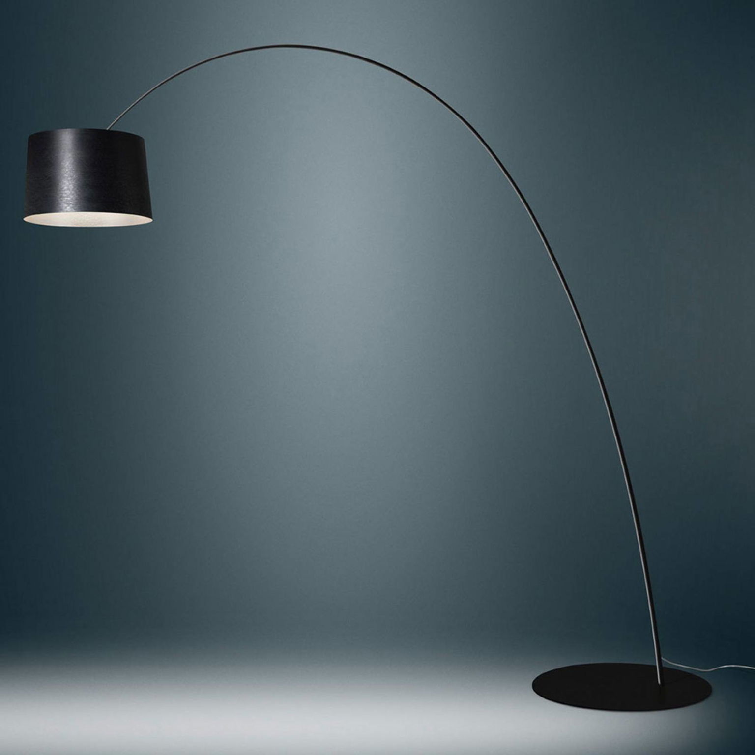 Foscarini Twiggy Elle stojaca LED lampa, čierna – obrázok 3