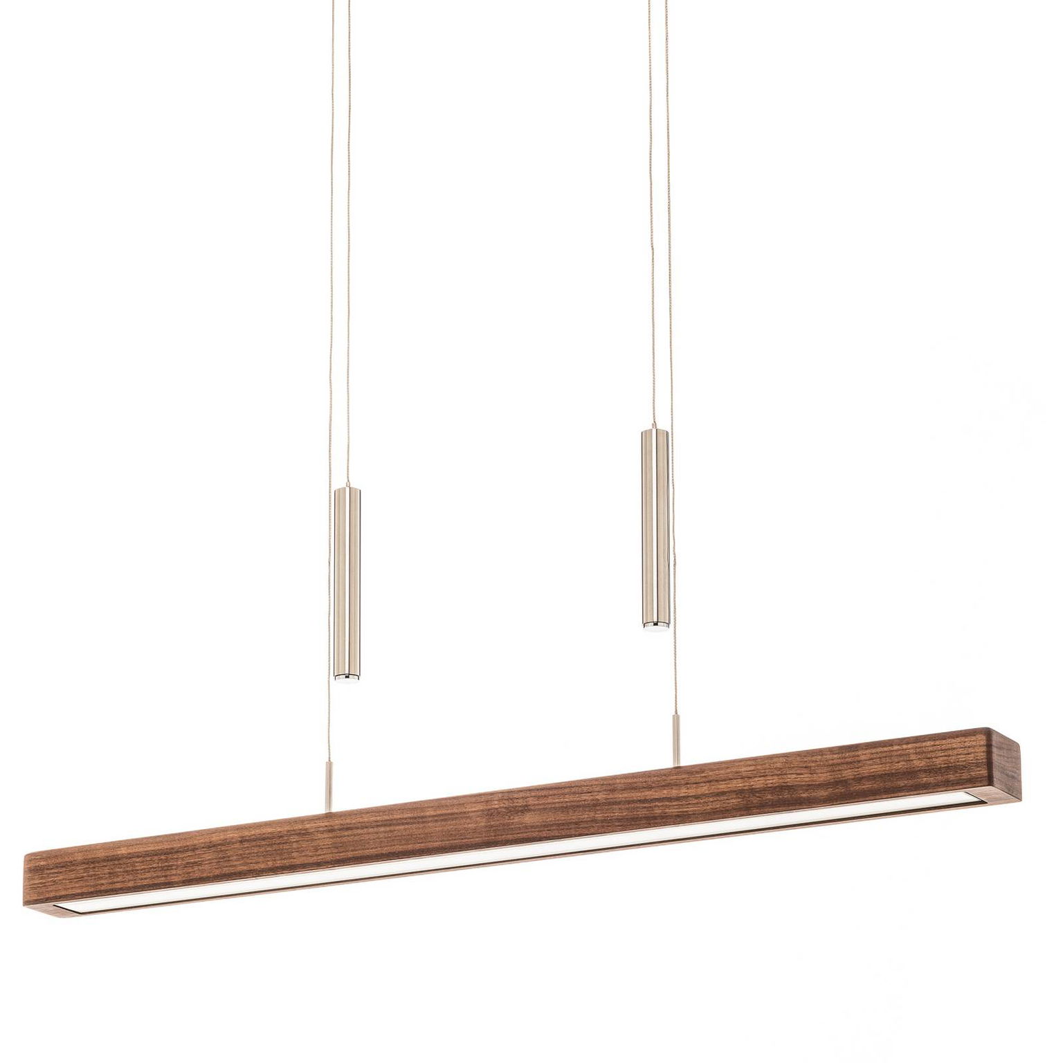 HerzBlut Leonora závesná lampa Down 85 cm orech – obrázok 6