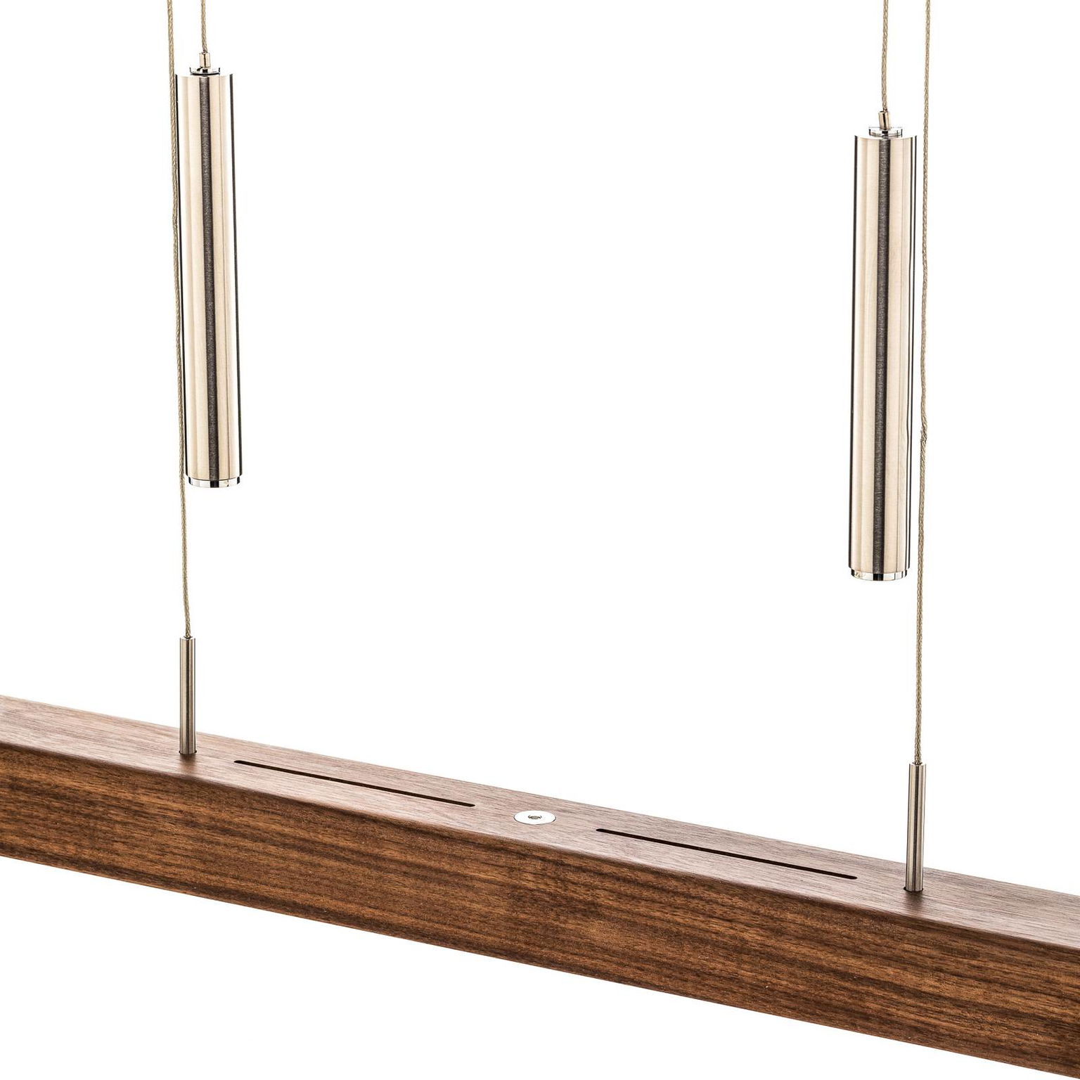 HerzBlut Leonora závesná lampa Down 85 cm orech – obrázok 4