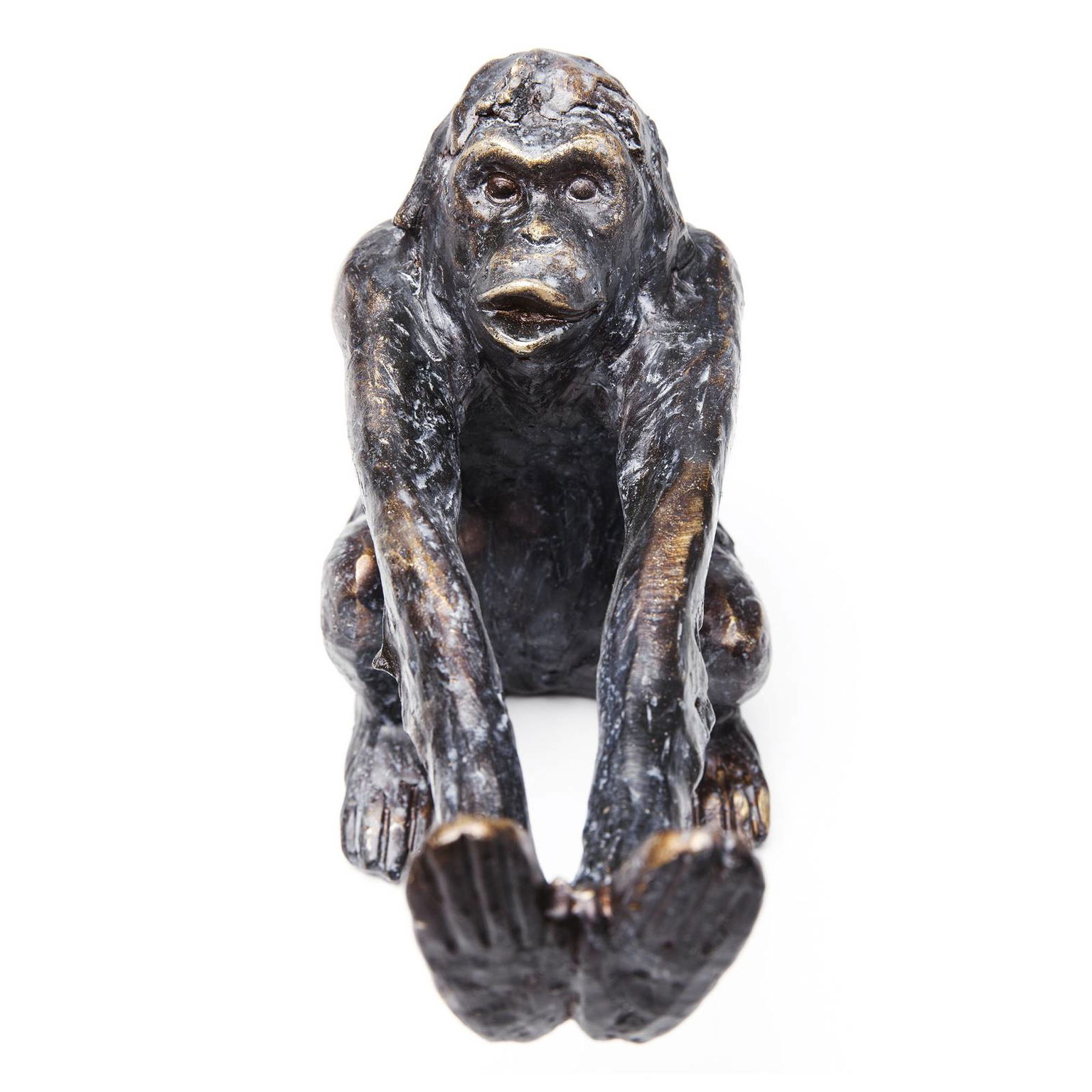 KARE Bookend Monkey, polyresin, čierna, sada 2 ks – obrázok 5