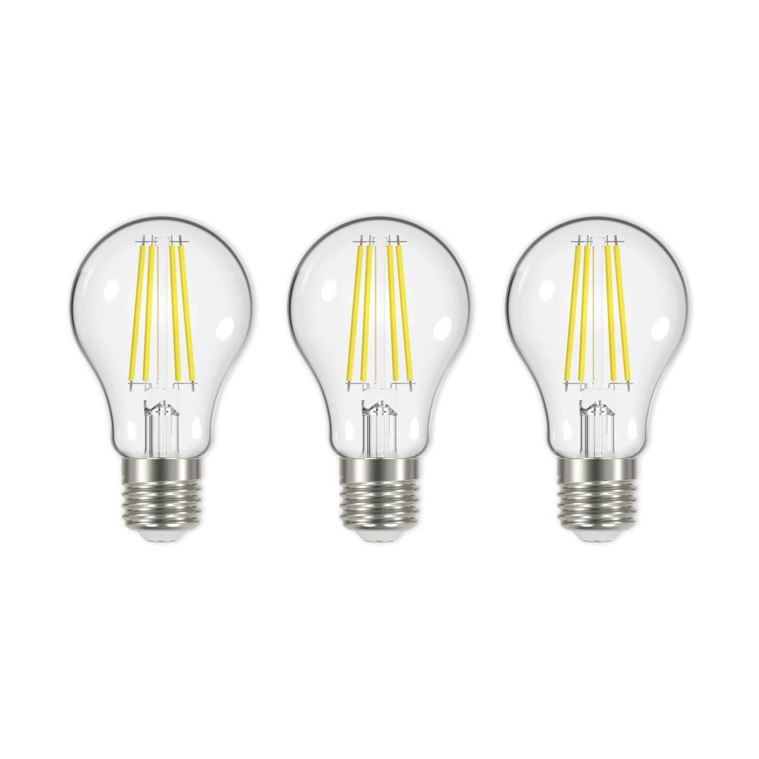 LED filament E27 2,2W 3000K 470lm číra súprava 3ks