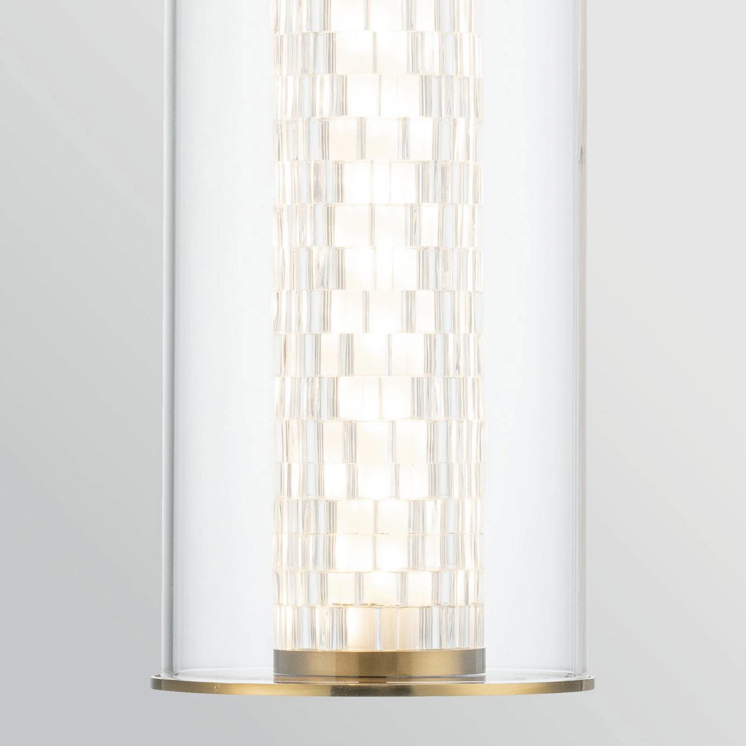 LED nástenné svetlo ESPADA, zlaté brúsené, Ø 16 cm, kov IP44 – obrázok 2