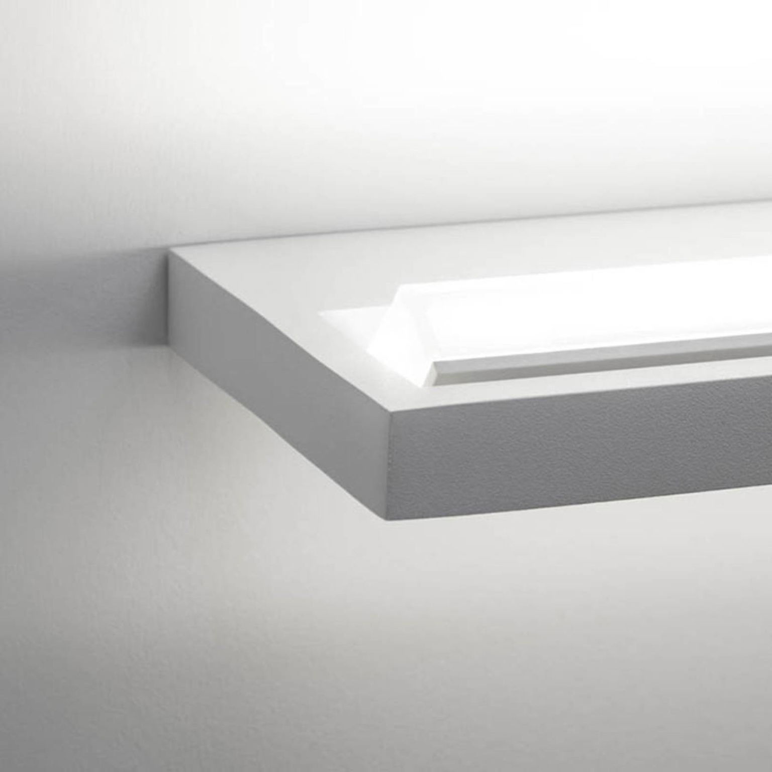 LED nástenné svetlo Tablet W1, šírka 66 cm, biele – obrázok 2