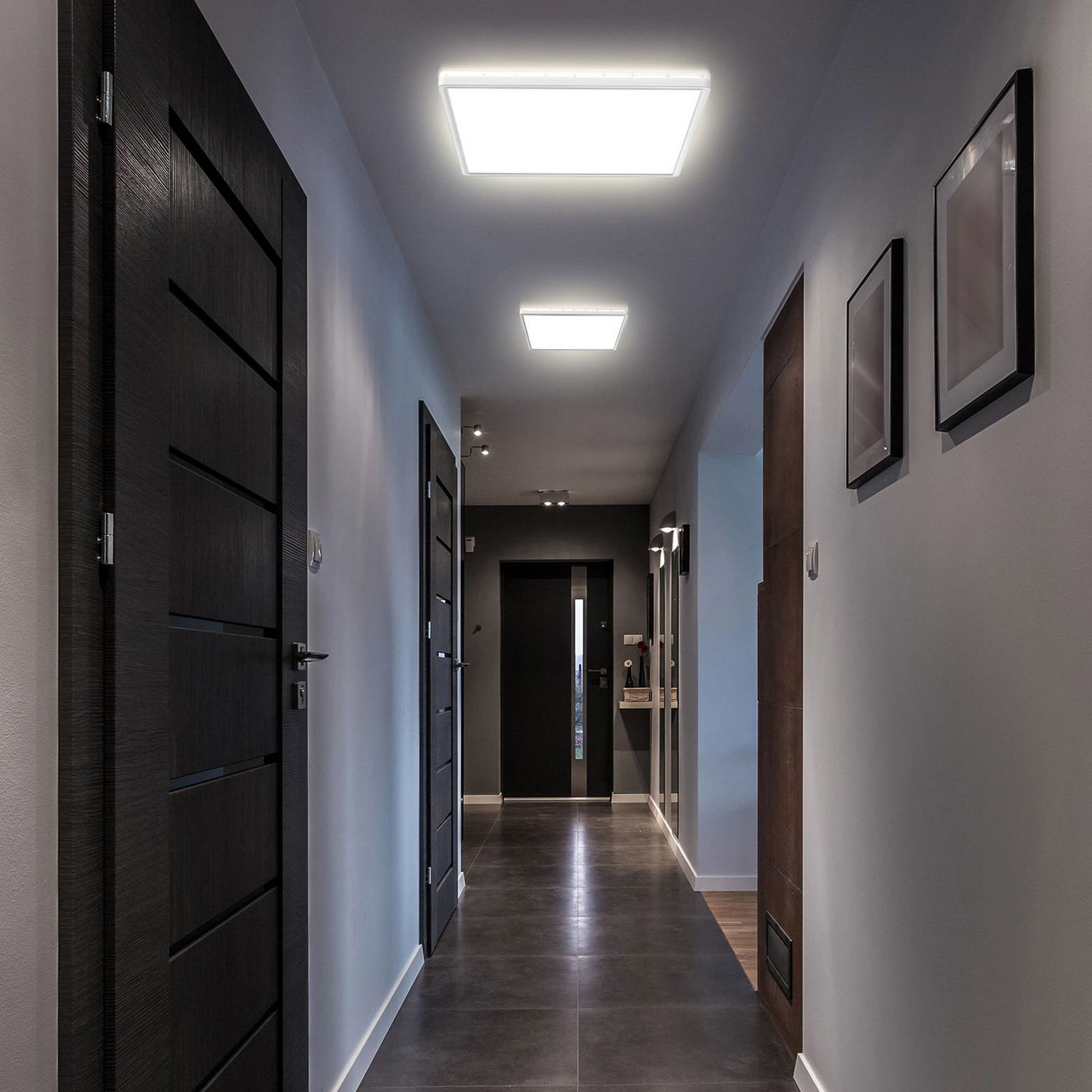 LED panel Eki, 42 x 42 cm, biely, stmievateľné, podsvietenie, 4 000 K – obrázok 3