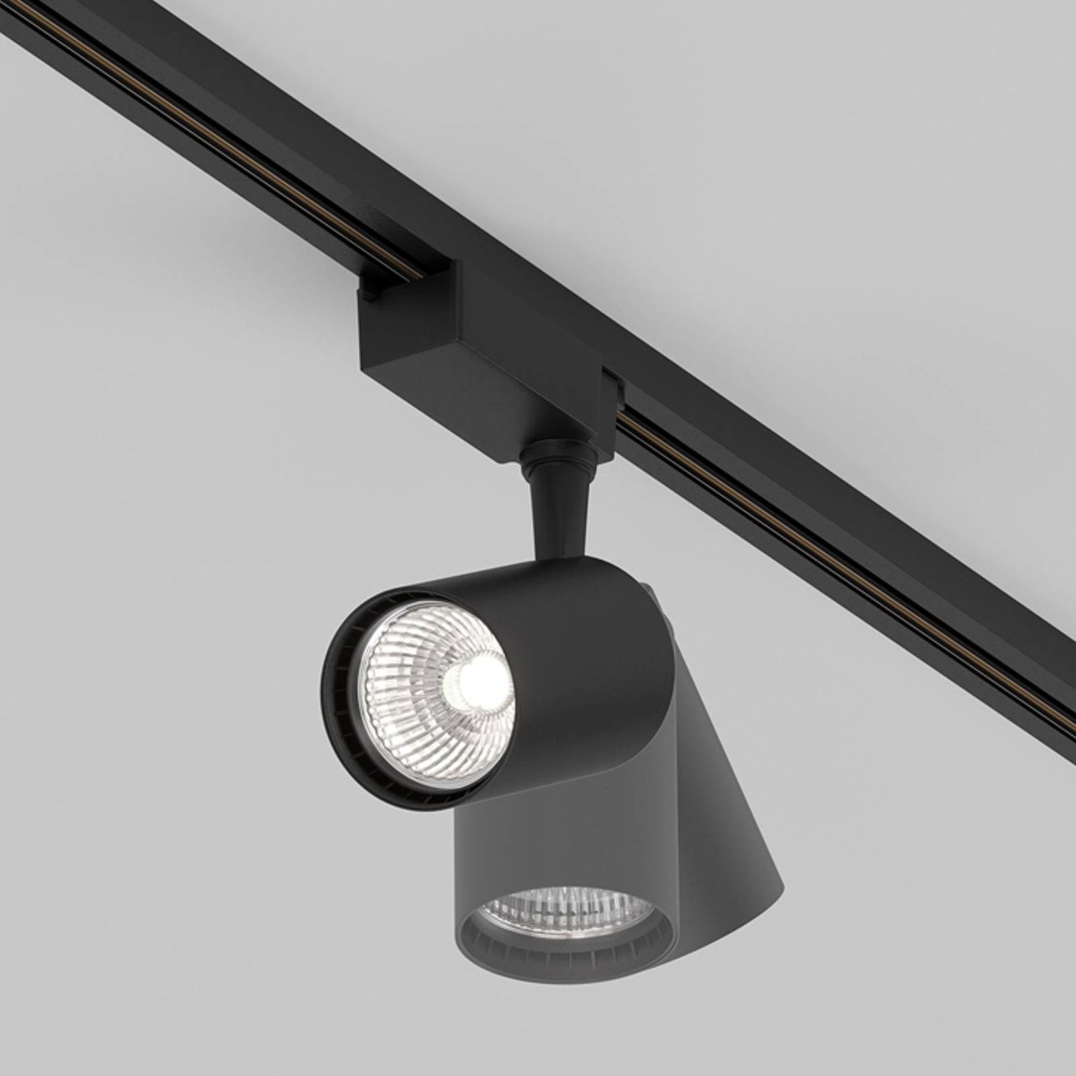 LED reflektor Vuoro Unity, čierny, 4 000 K, 10 W, 1-fázový – obrázok 5