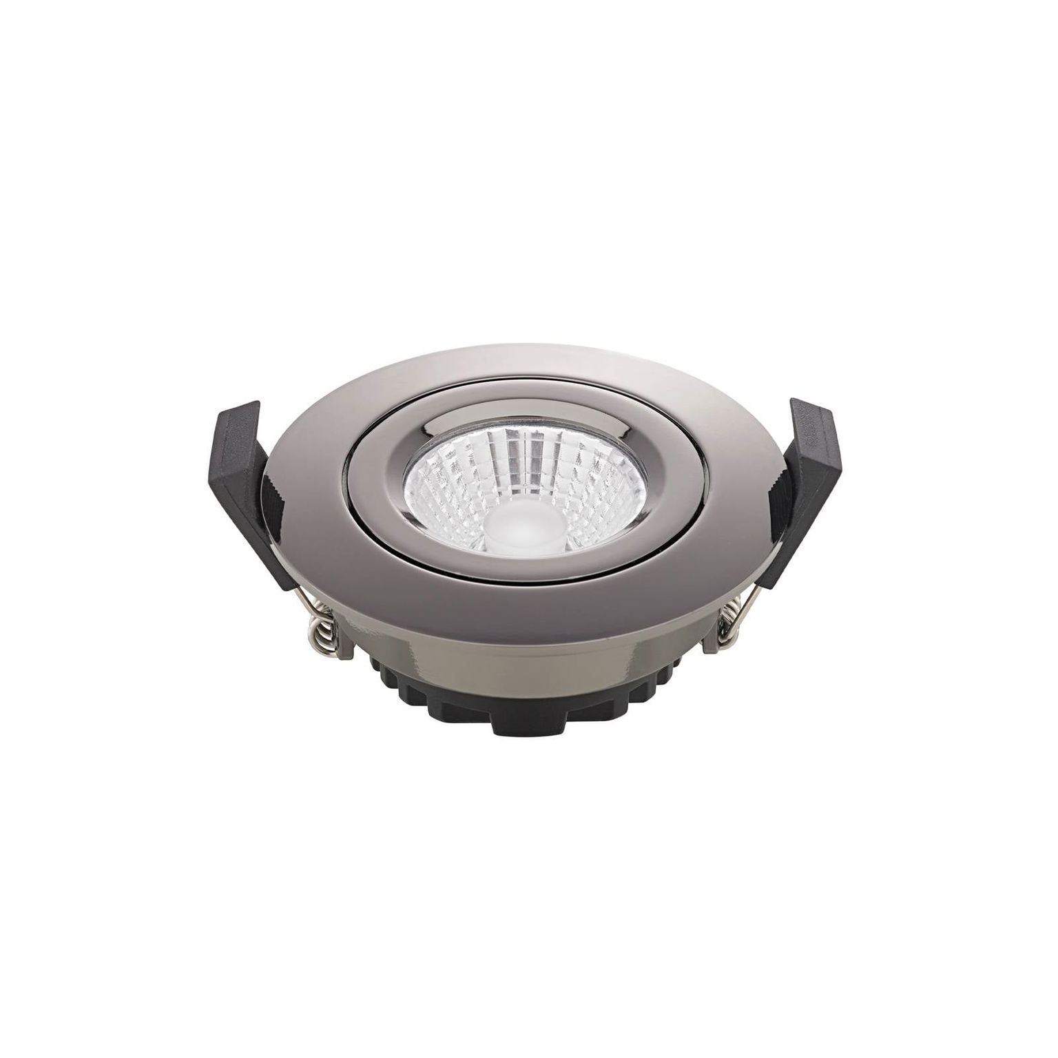 LED stropný bod Diled, Ø 8,5 cm, 6 W, Dim-To-Warm, chróm