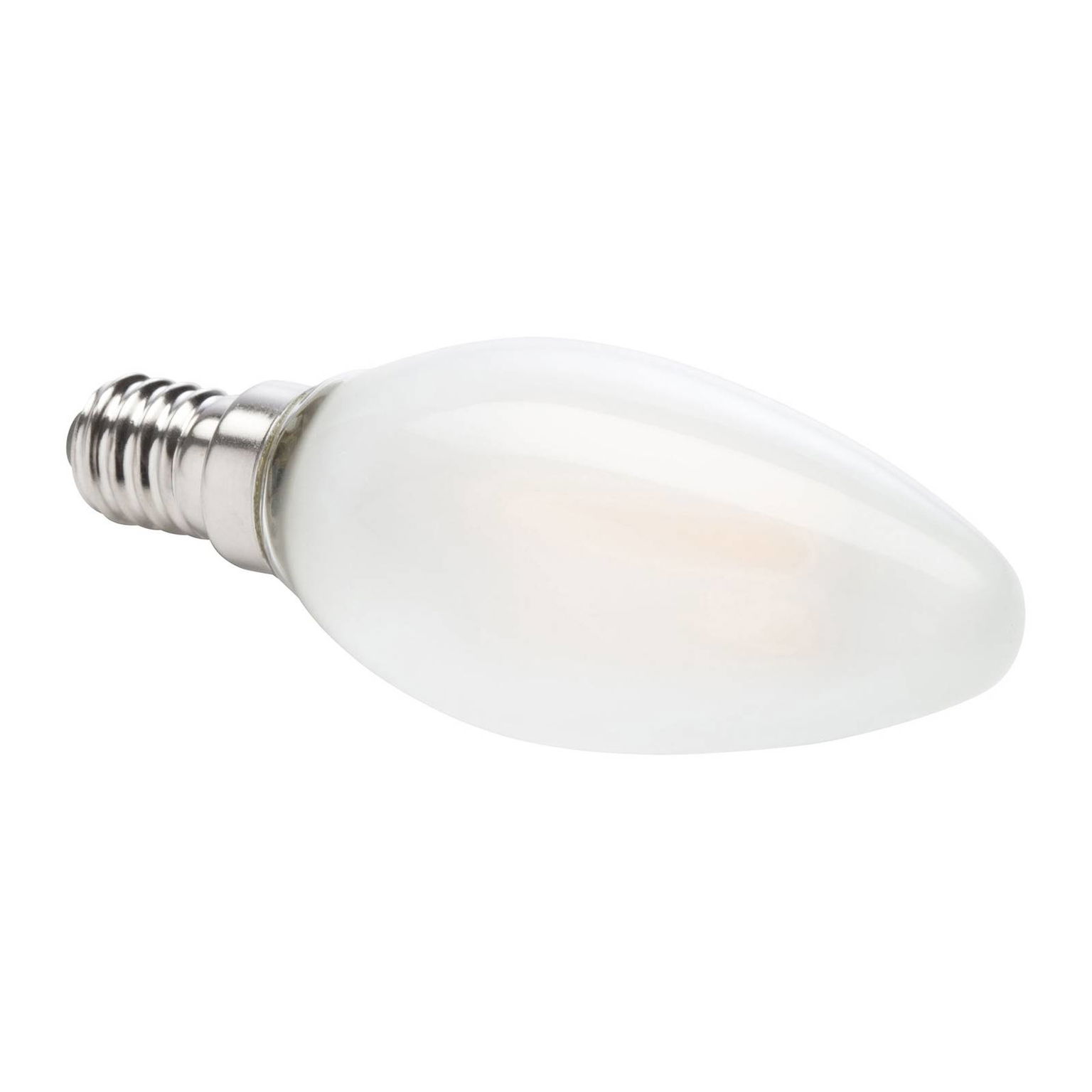LED sviečka E14 4W 2 700K Set 3 kusov 470 lm matná – obrázok 3
