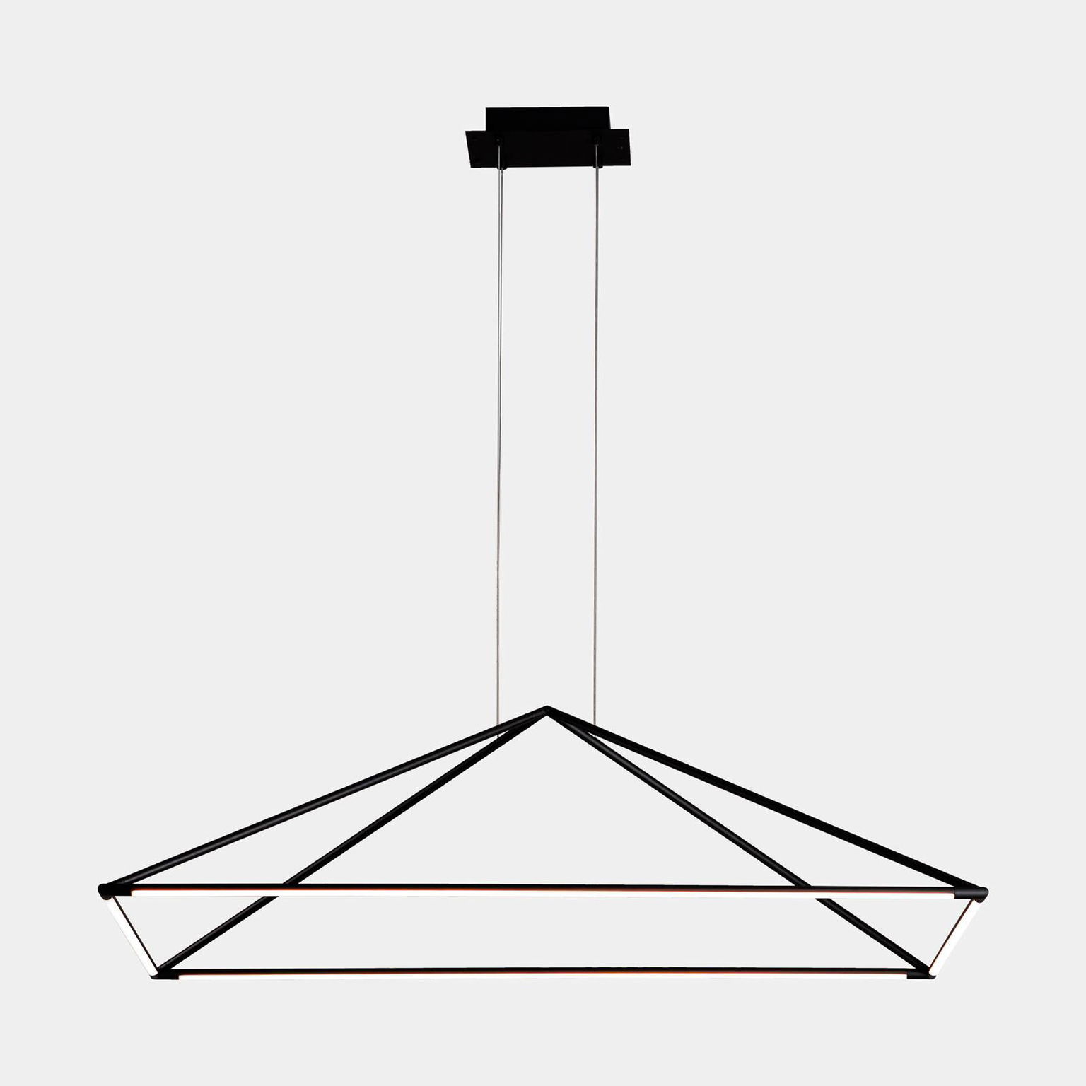 LEDS-C4 Tubs závesné LED matná čierna 90x60 cm – obrázok 2