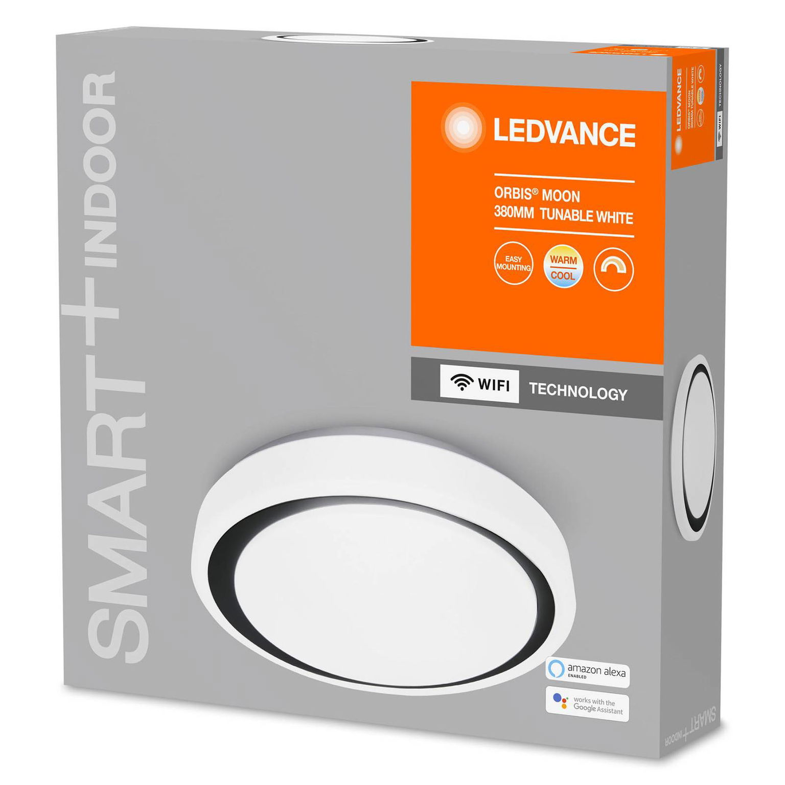LEDVANCE SMART+ WiFi Orbis Moon CCT 38 cm čierna – obrázok 4