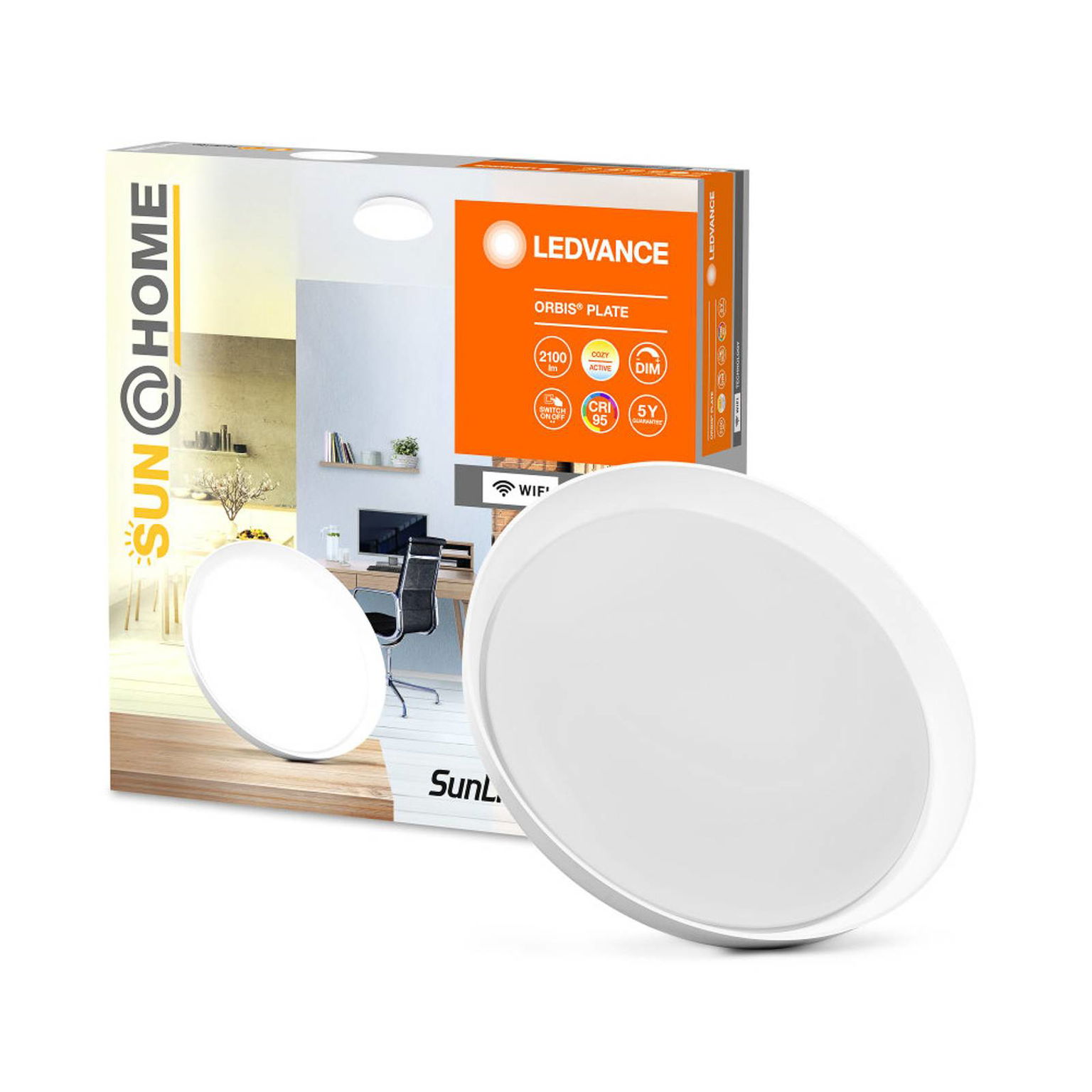 LEDVANCE SUN@Home Orbis Plate stropné LED svetlo – obrázok 3