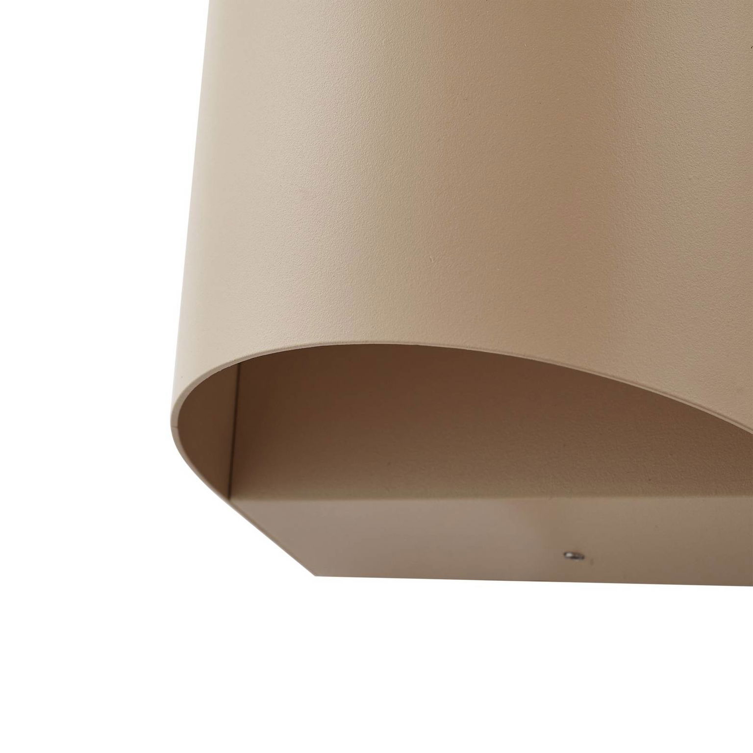 Lindby LED vonkajšie nástenné svietidlo Lenore, béžová, kov, 13,5 cm – obrázok 5