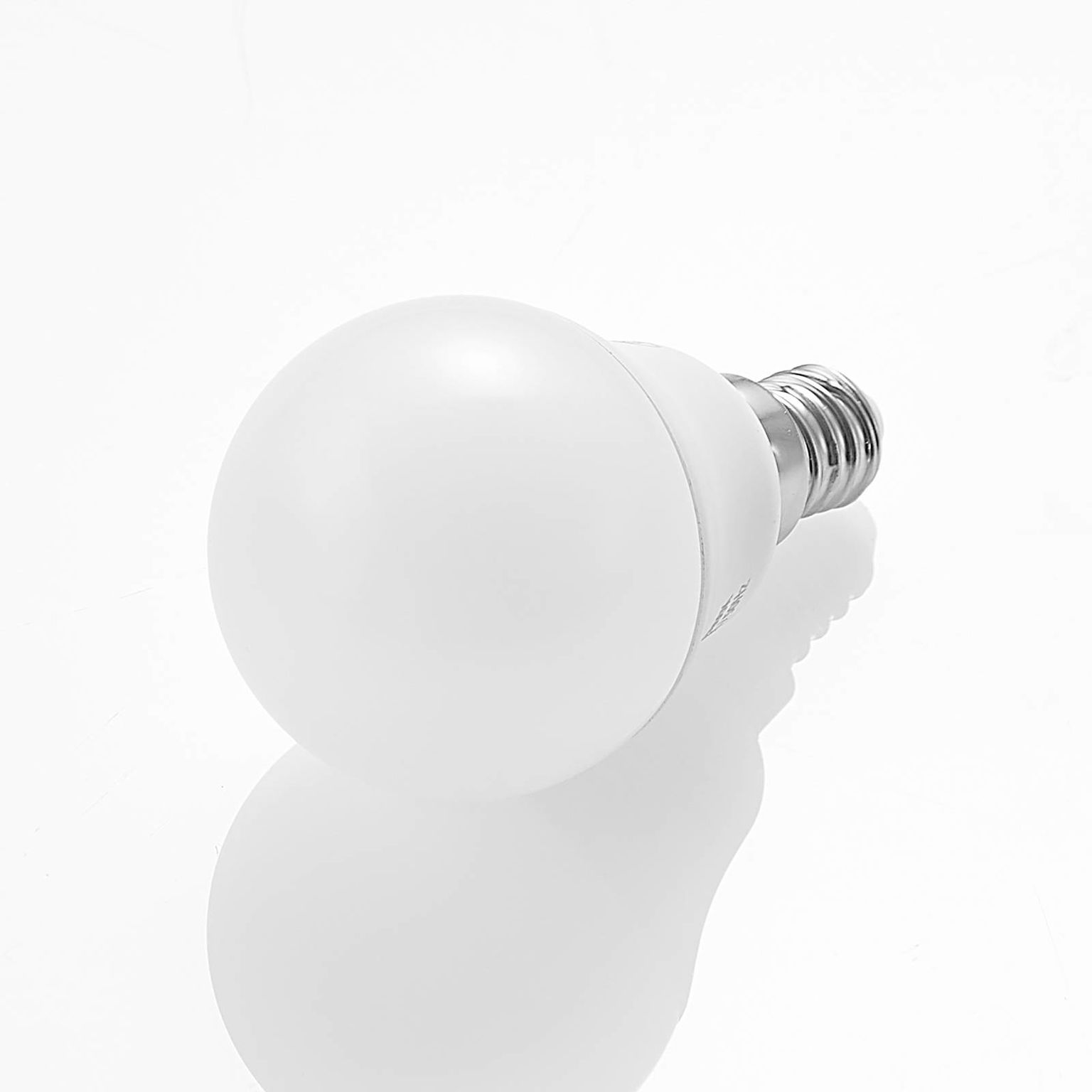 Lindby LED žiarovka E14 G45 4,5W 3000K opál sada 2 – obrázok 5