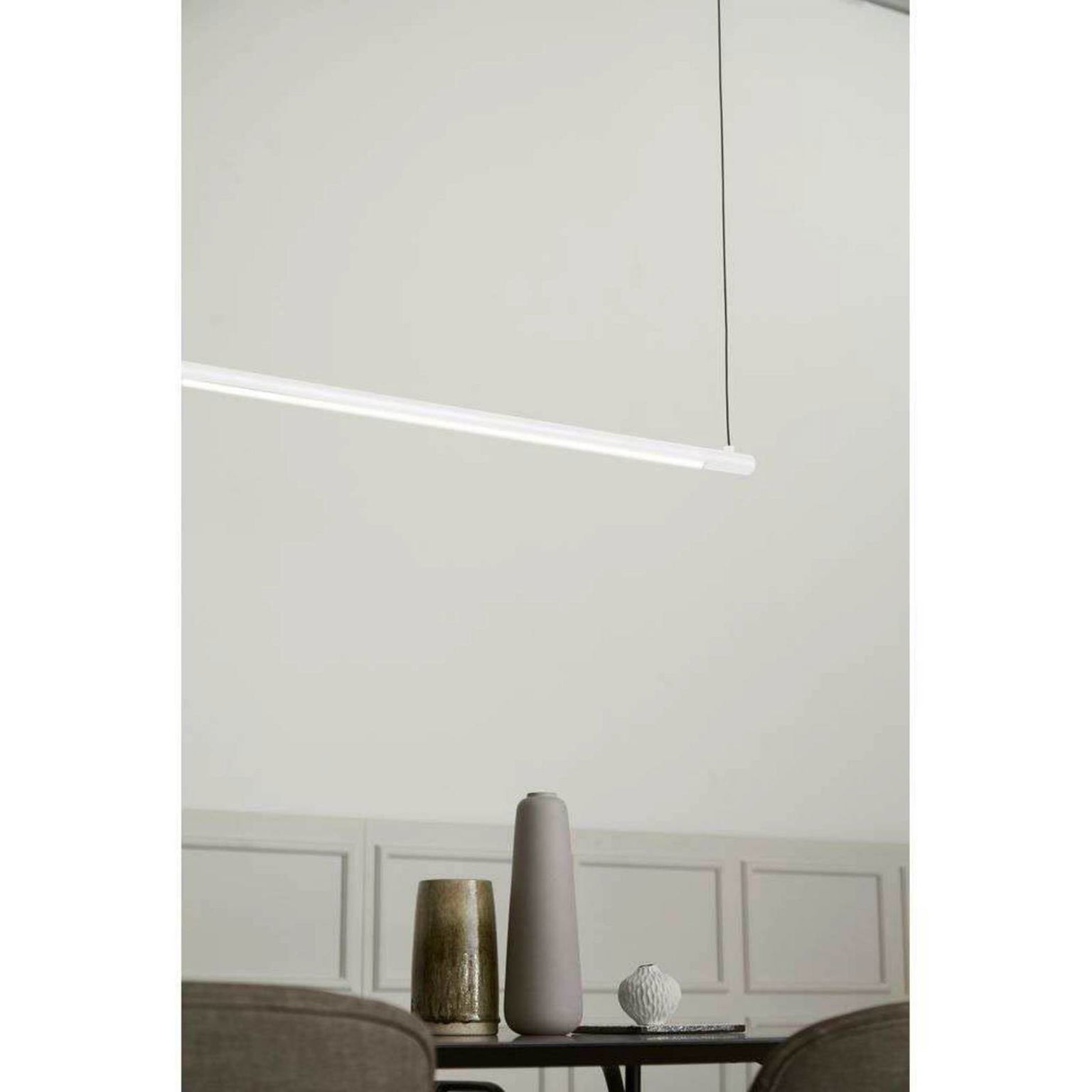 LOOM DESIGN LED závesné svietidlo Straw 200, biele, hliník – obrázok 5