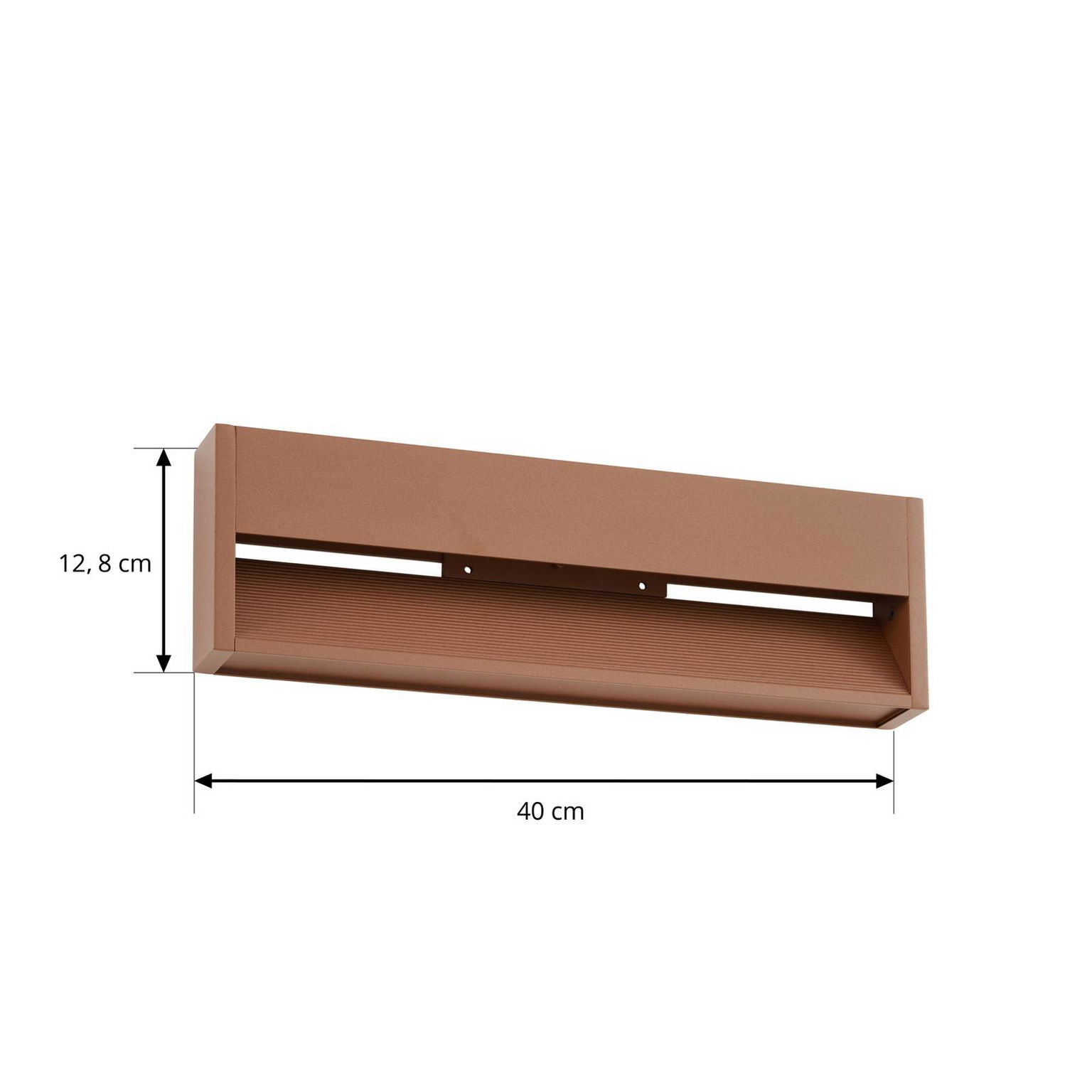 Vonkajšie nástenné LED svietidlo Lucande Trevin, 40 cm, IP65, hliník – obrázok 4
