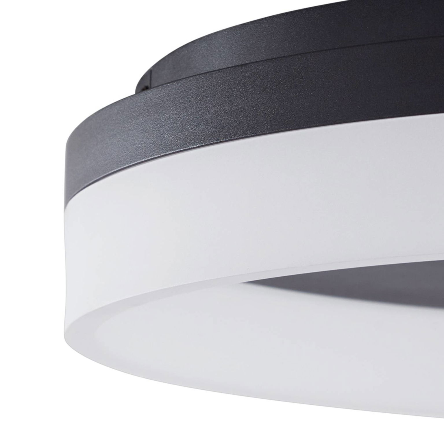 Lucande Smart LED stropné svietidlo Squillo black Tuya RGBW CCT – obrázok 5