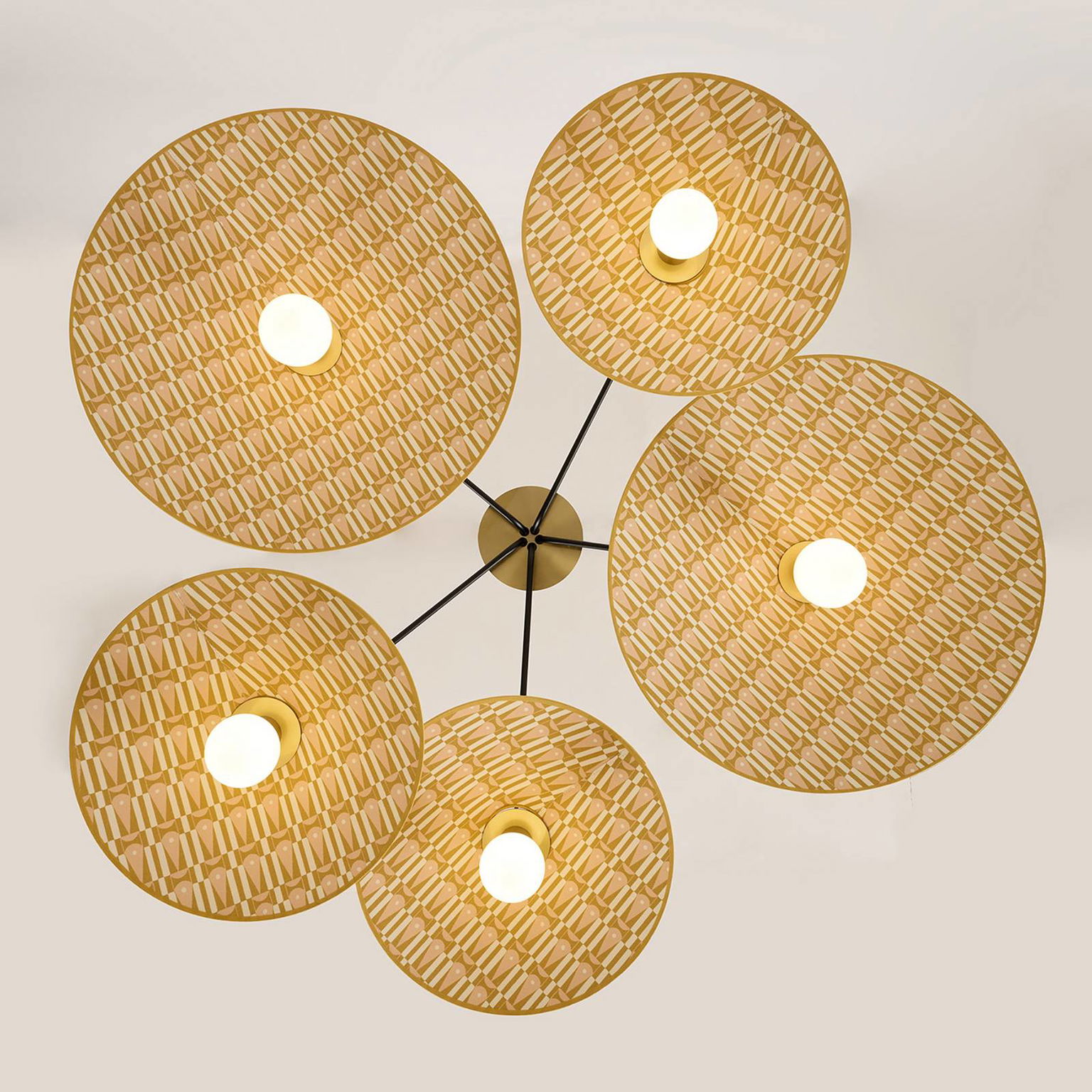 MARKET SET Závesné svietidlo Gatsby, myra, 5-pl., E27 – obrázok 6