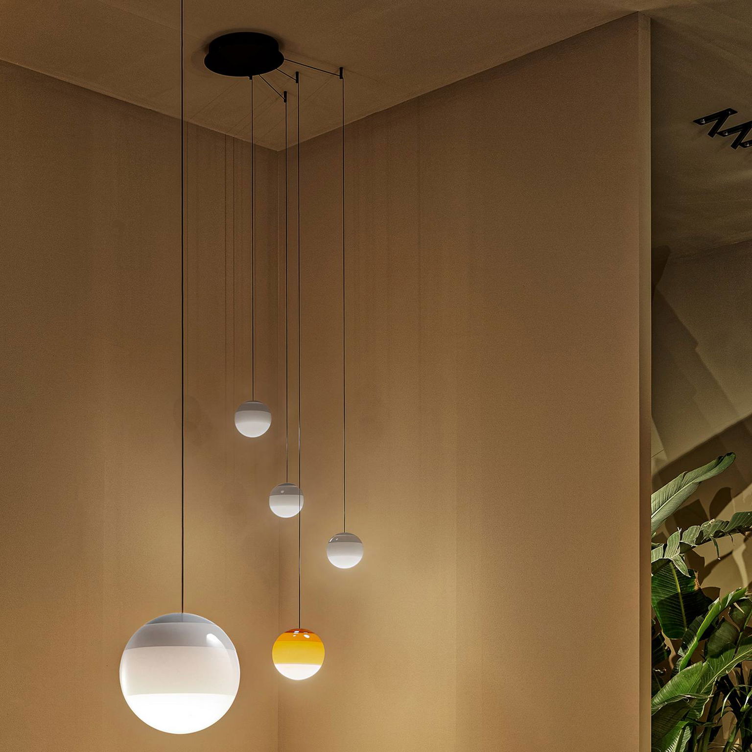 MARSET LED závesné svietidlo Dipping Light Ø 30 cm biela – obrázok 3