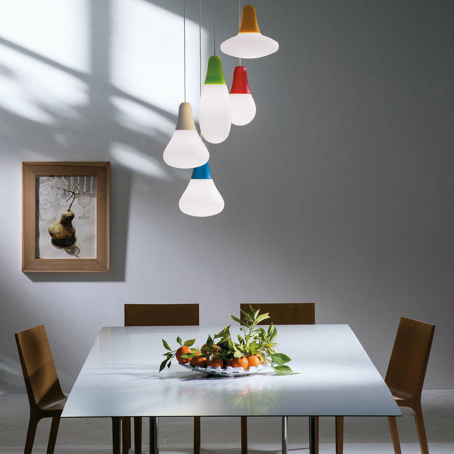 Martinelli Luce závesné svetlo Ciulifruli, modrá farba, polyetylén – obrázok 2