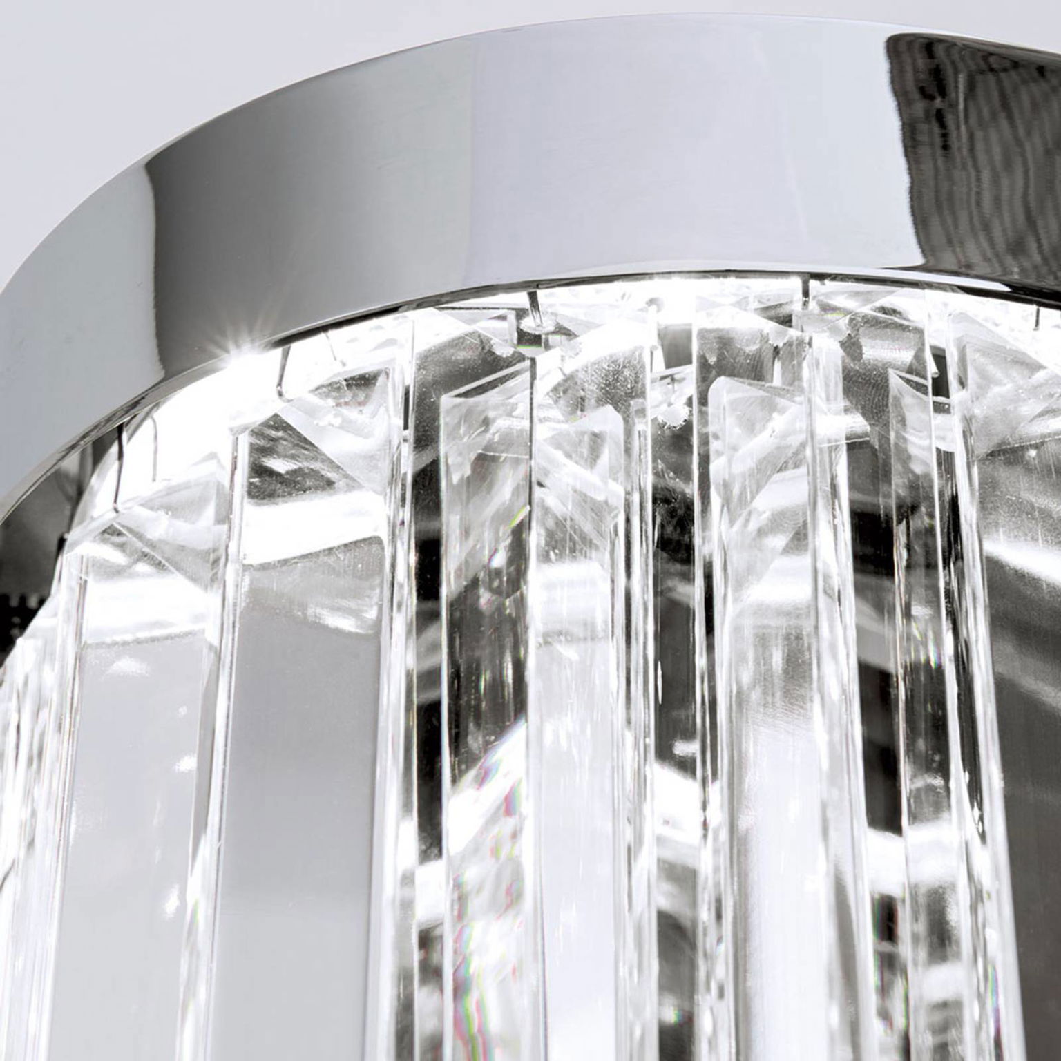 Nástenné LED Prism s up- and downlight, chróm – obrázok 6