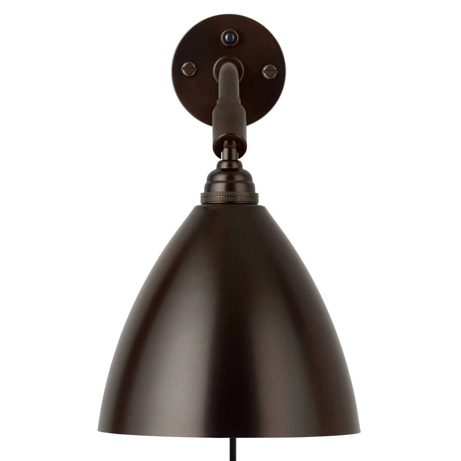 Nástenné svetlo Gubi Bestlite BL7, čierna, Ø 16 cm, E14