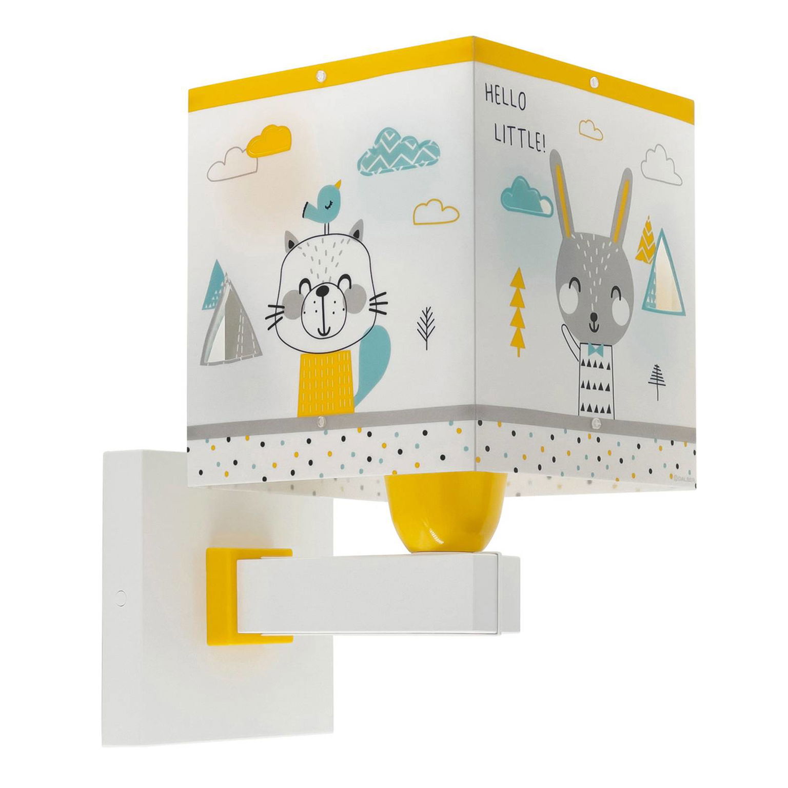 Nástenné svietidlo Dalber Hello Little so zástrčkou – obrázok 2