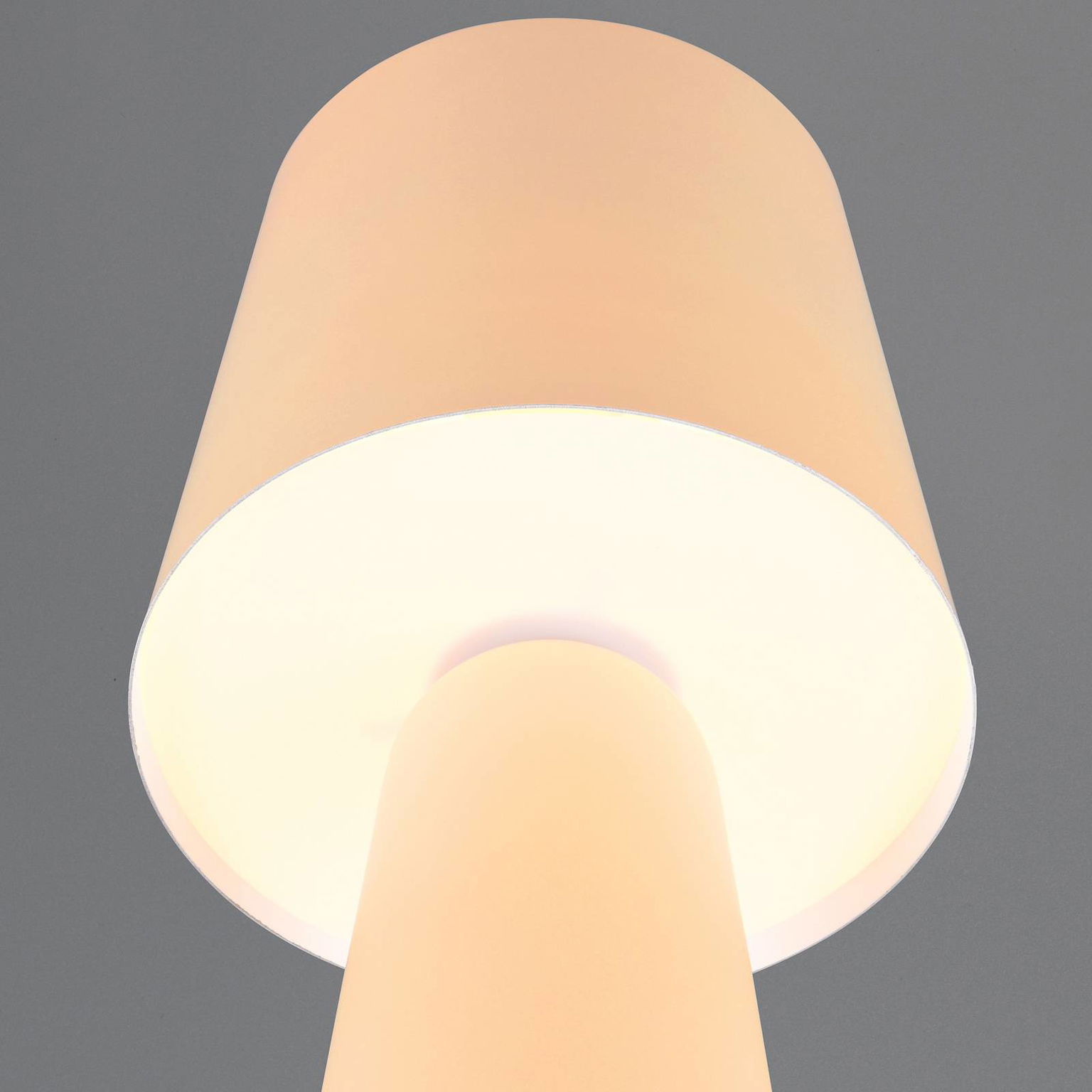 Núbijská stolová lampa, béžová, výška 40 cm, kov, E27 – obrázok 4