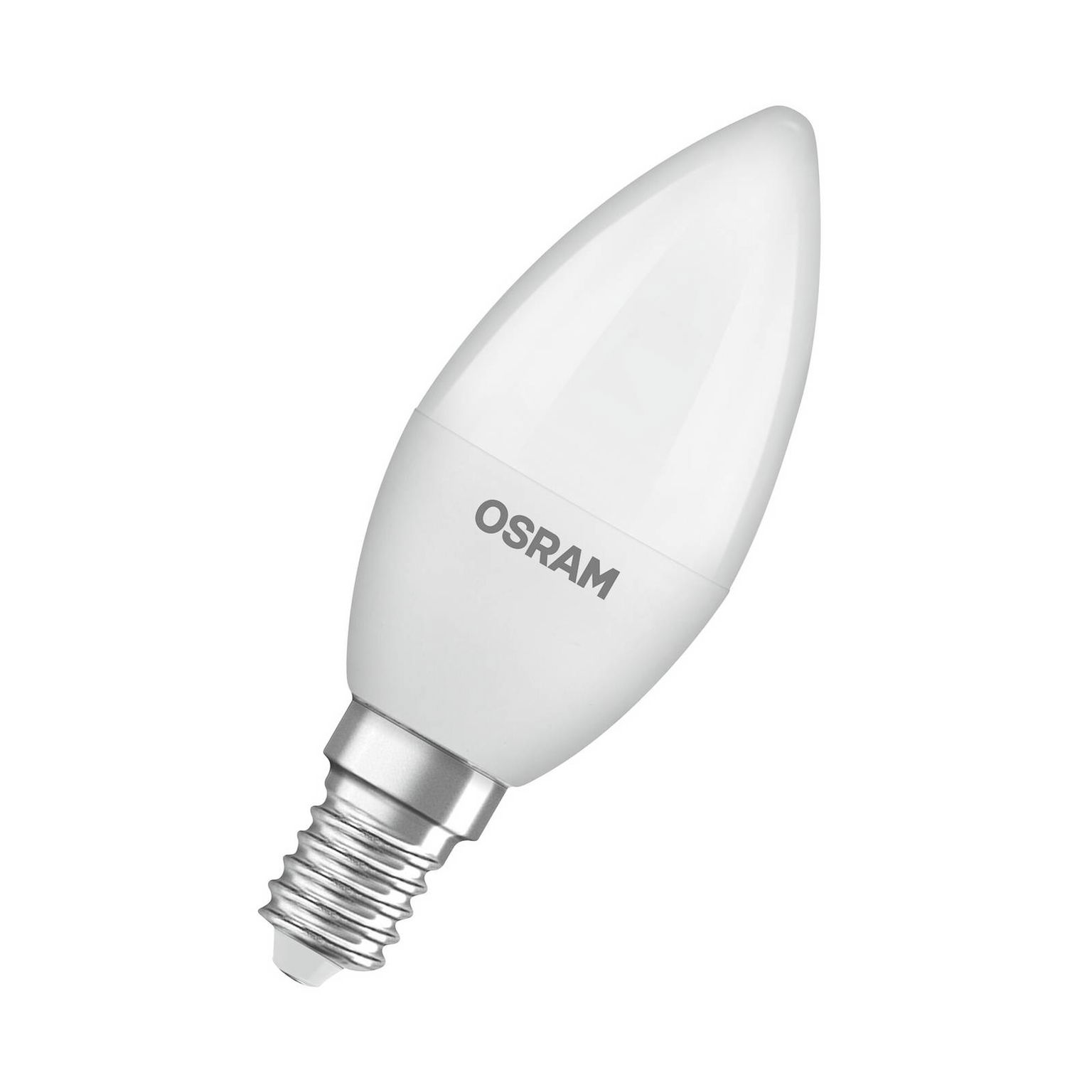 OSRAM LED žiarovka opál E14 4,9W 827 3-pack – obrázok 3
