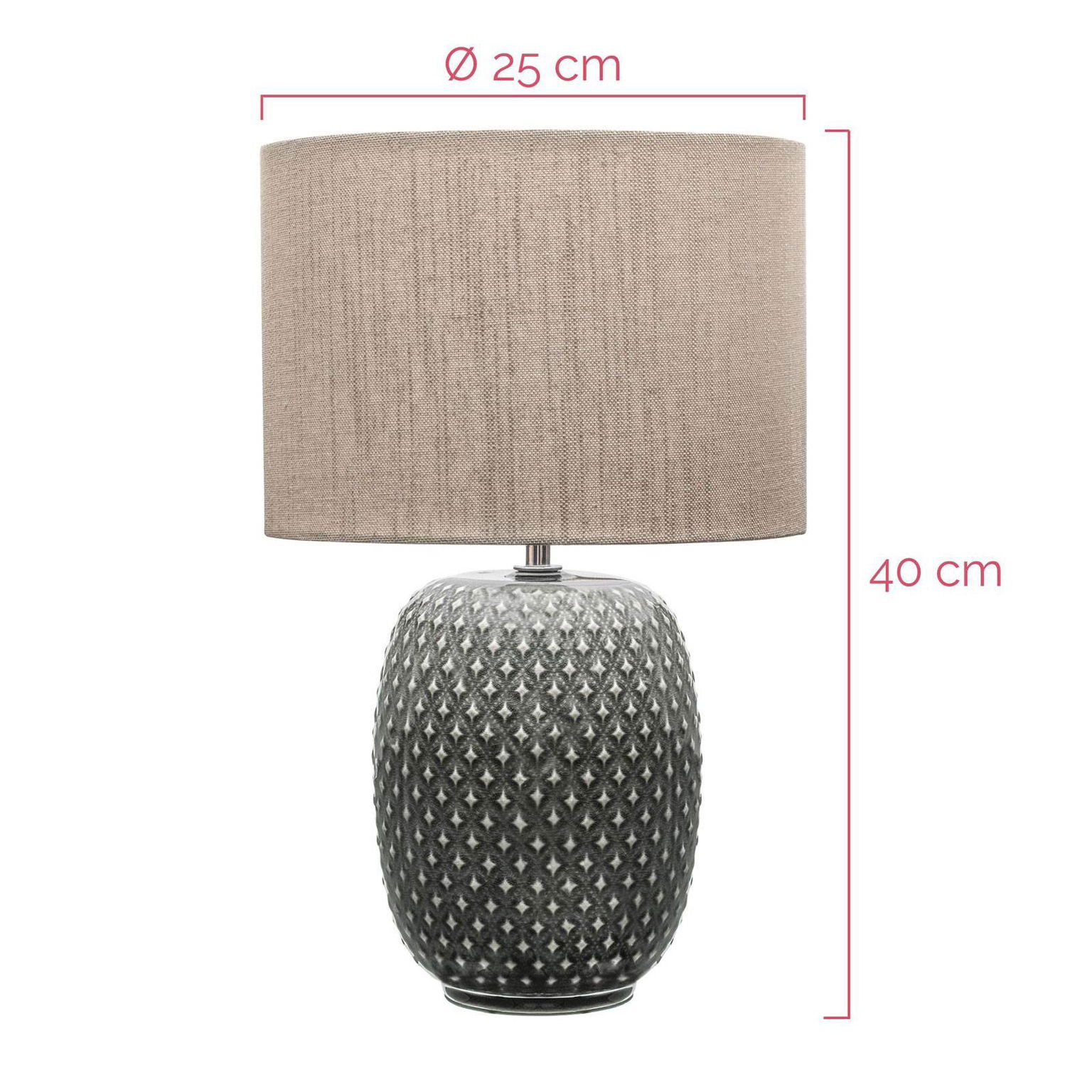 Pauleen Pretty Classy stolná lampa keramický pod. – obrázok 3