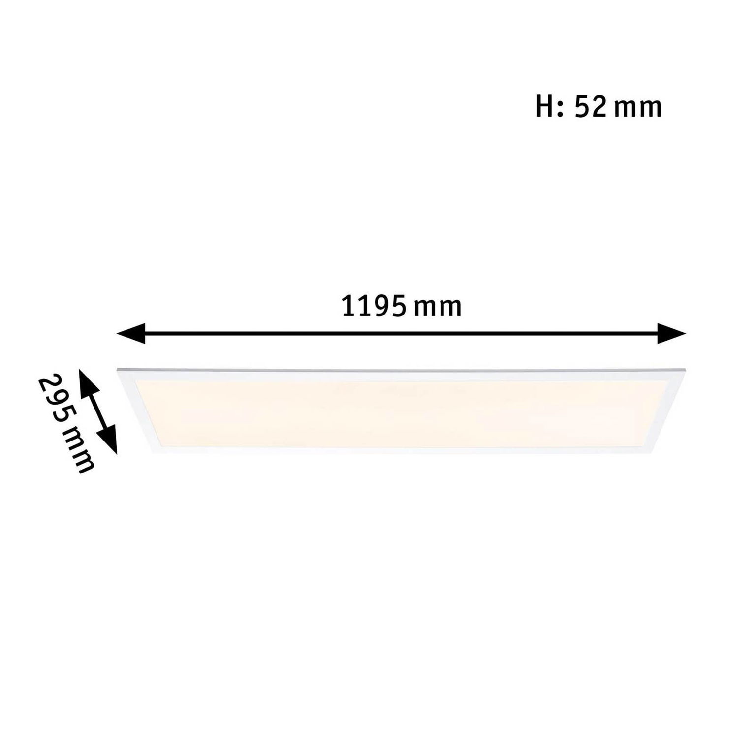 Paulmann Amaris LED panel, ZigBee, 120x30cm, RGBW – obrázok 4