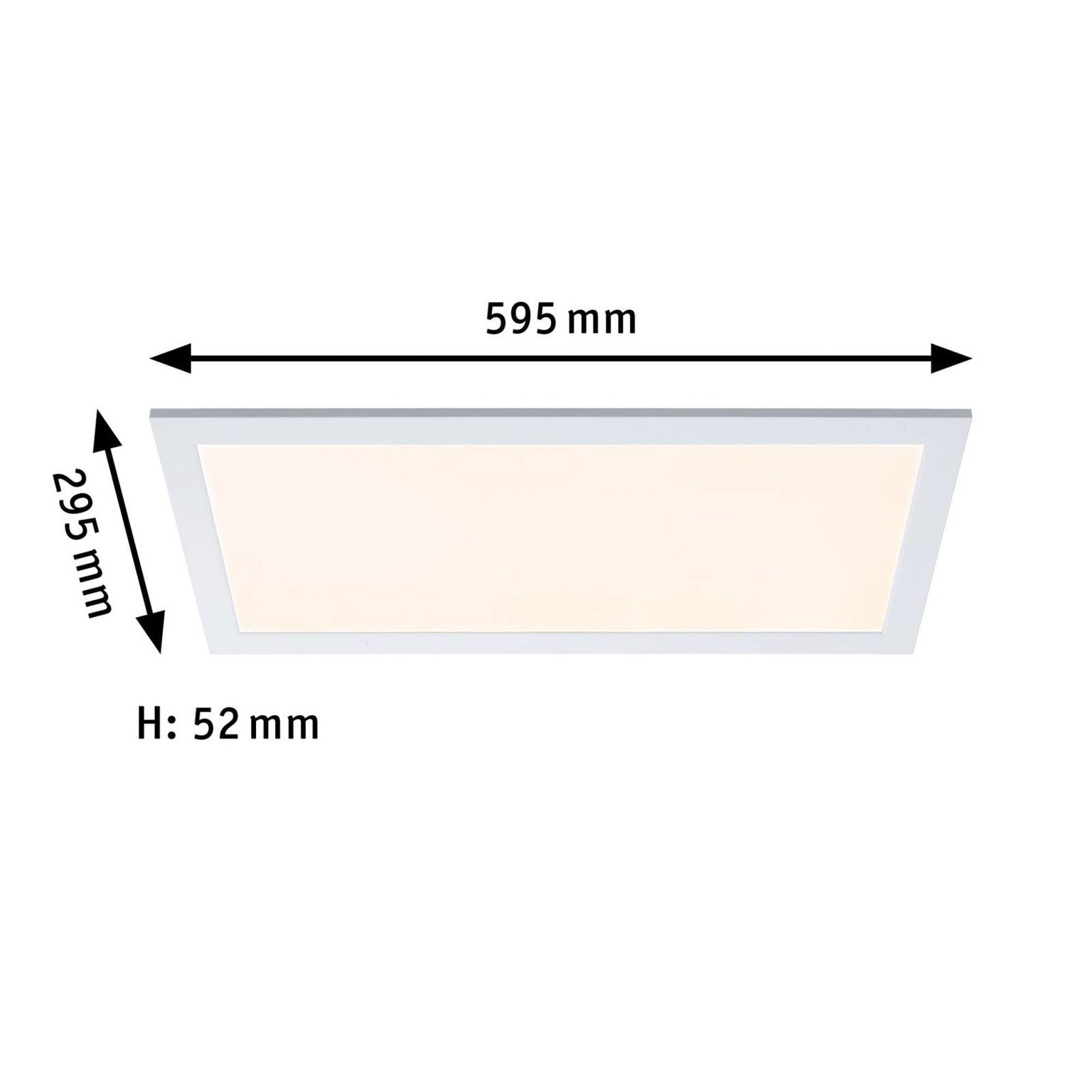 Paulmann Amaris LED panel, ZigBee, 60x30 cm, RGBW – obrázok 4