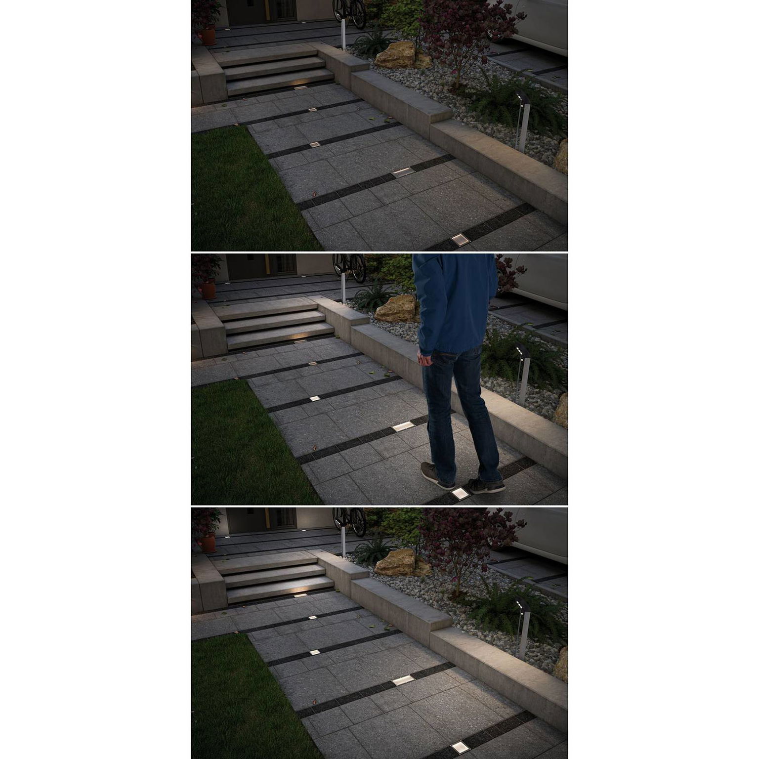 Paulmann Brick zapustené podlahové LED, 10x10 cm – obrázok 6