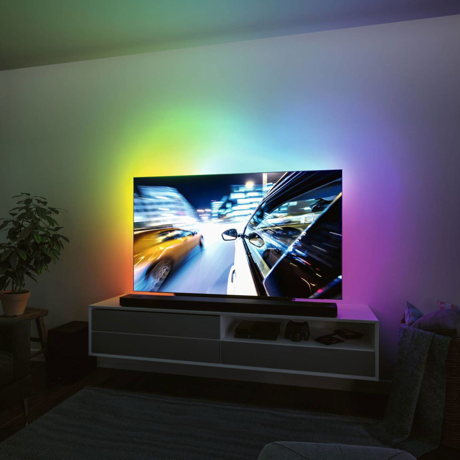 Paulmann EntertainLED LED-Strip RGB TV set 75 palcov – obrázok 2