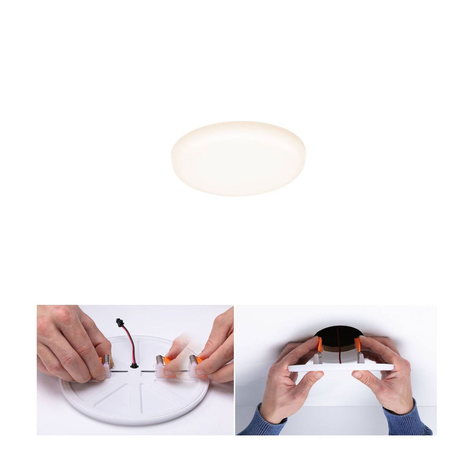 Paulmann LED panel Veluna 3 000 K okrúhly 7,5 cm