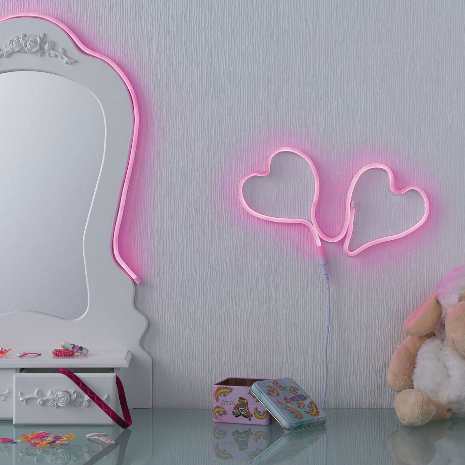 Paulmann LED pás Neon Colorflex USB 1 m ružový – obrázok 2