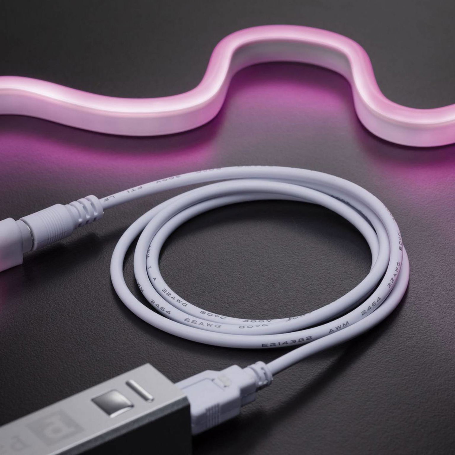 Paulmann LED pás Neon Colorflex USB 1 m ružový – obrázok 6