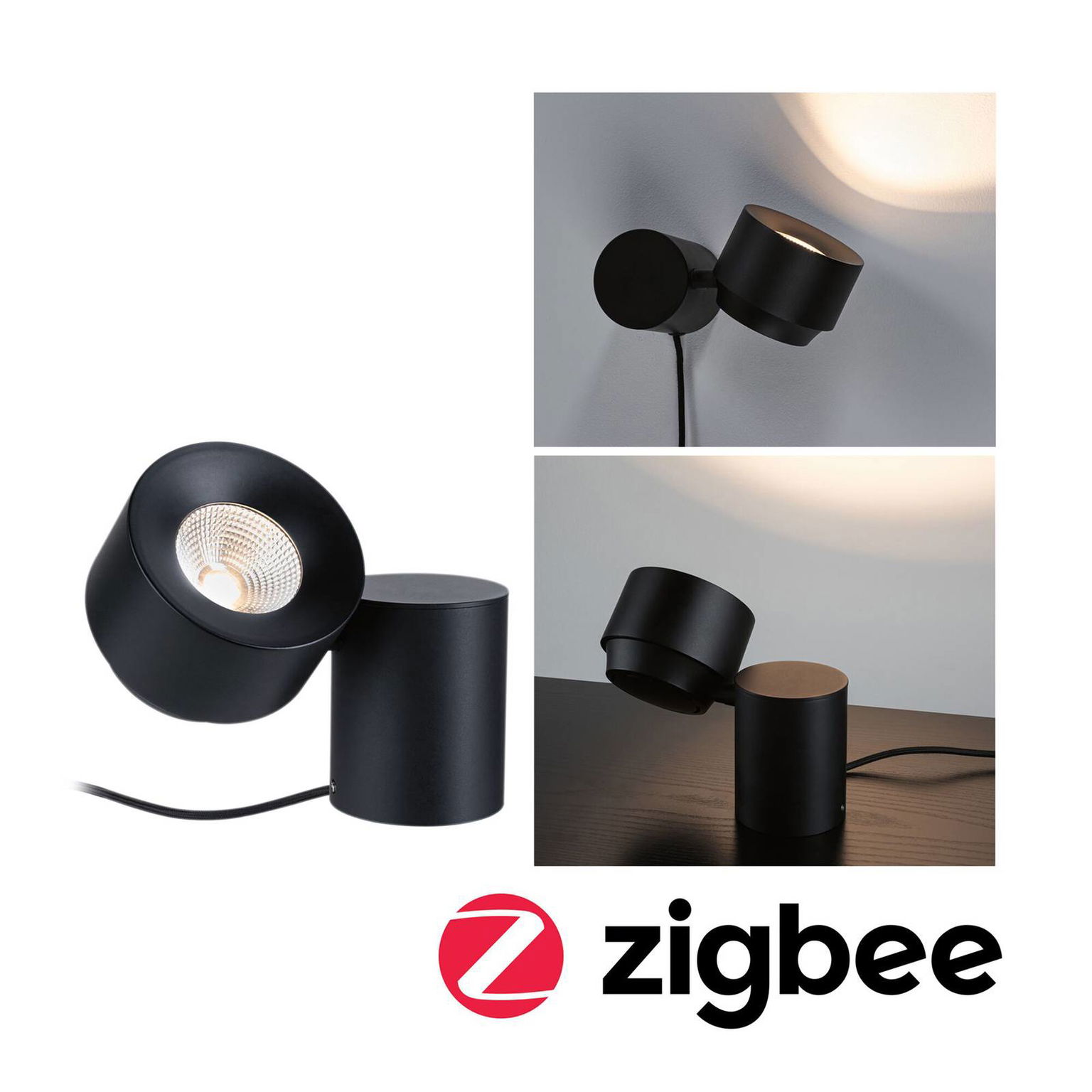 Paulmann Puric Pane ZigBee stolová lampa 16 cm