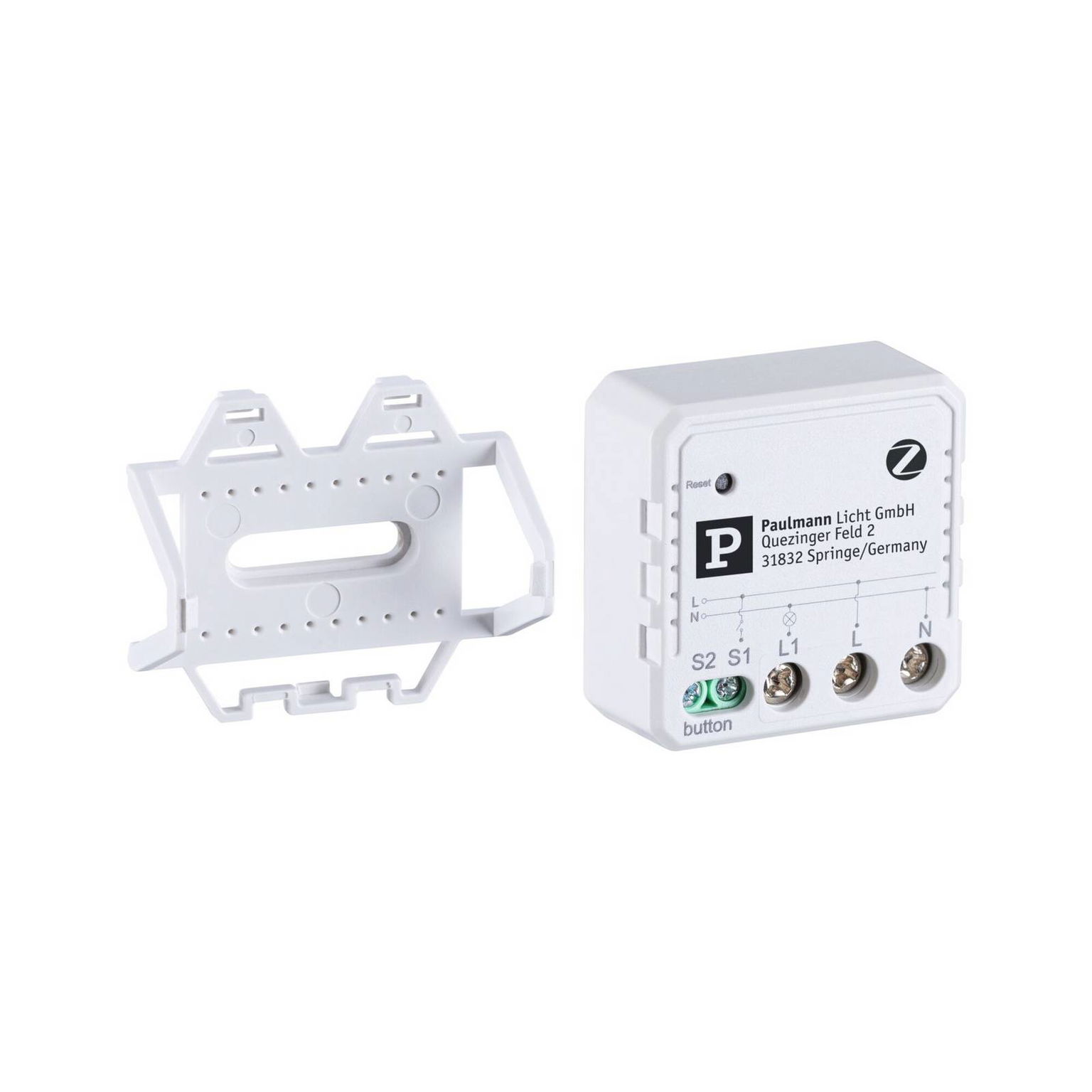 Paulmann Smart podomietkový akčný člen, Zigbee 3.0, biely, IP20 – obrázok 2
