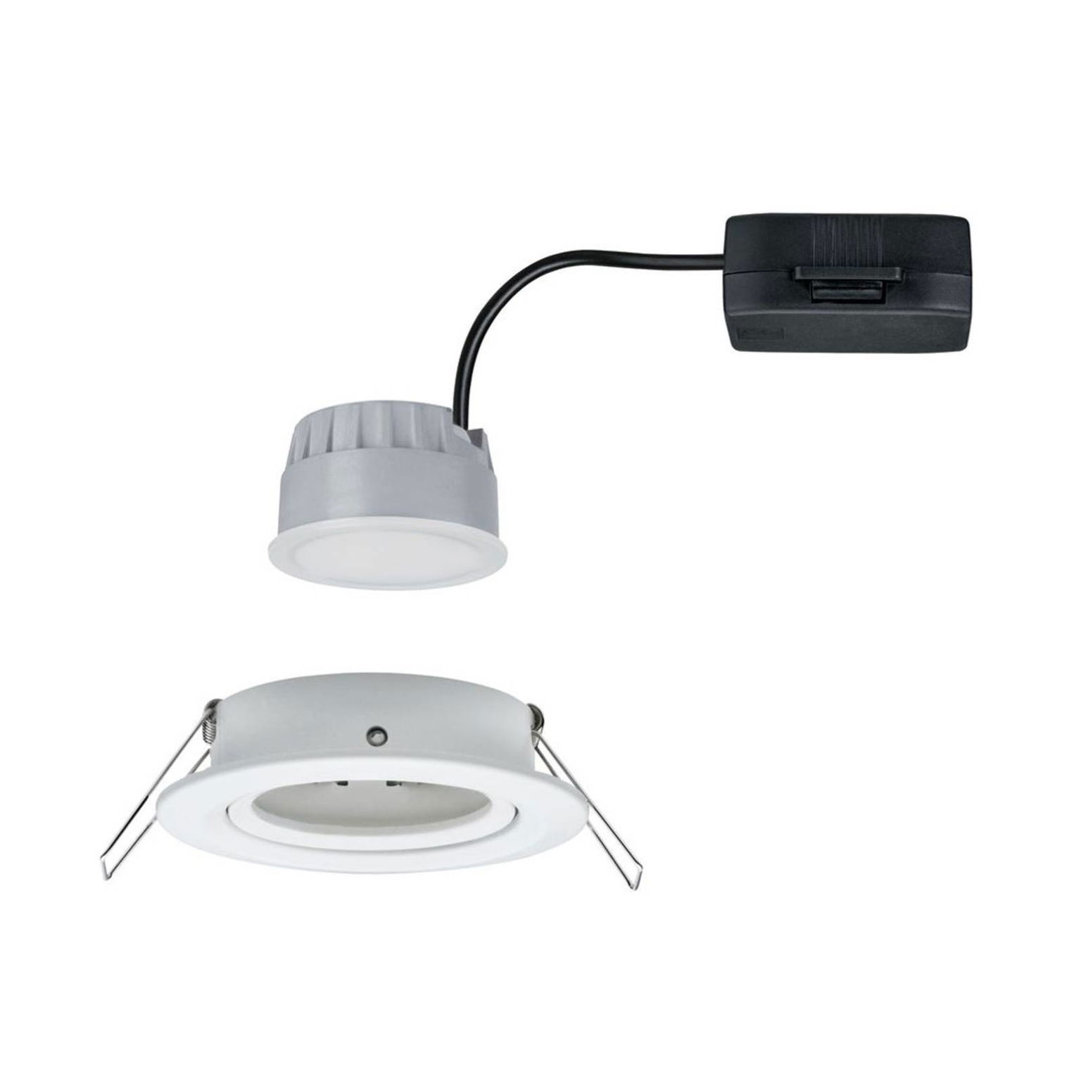 Paulmann Spot Nova Coin okrúhle, otočné, biele – obrázok 2