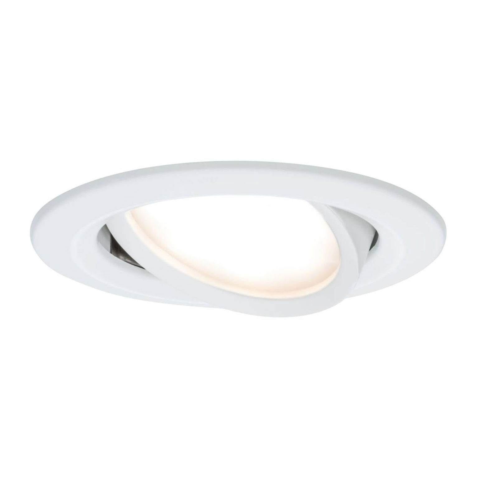 Paulmann Spot Nova Coin okrúhle, otočné, biele