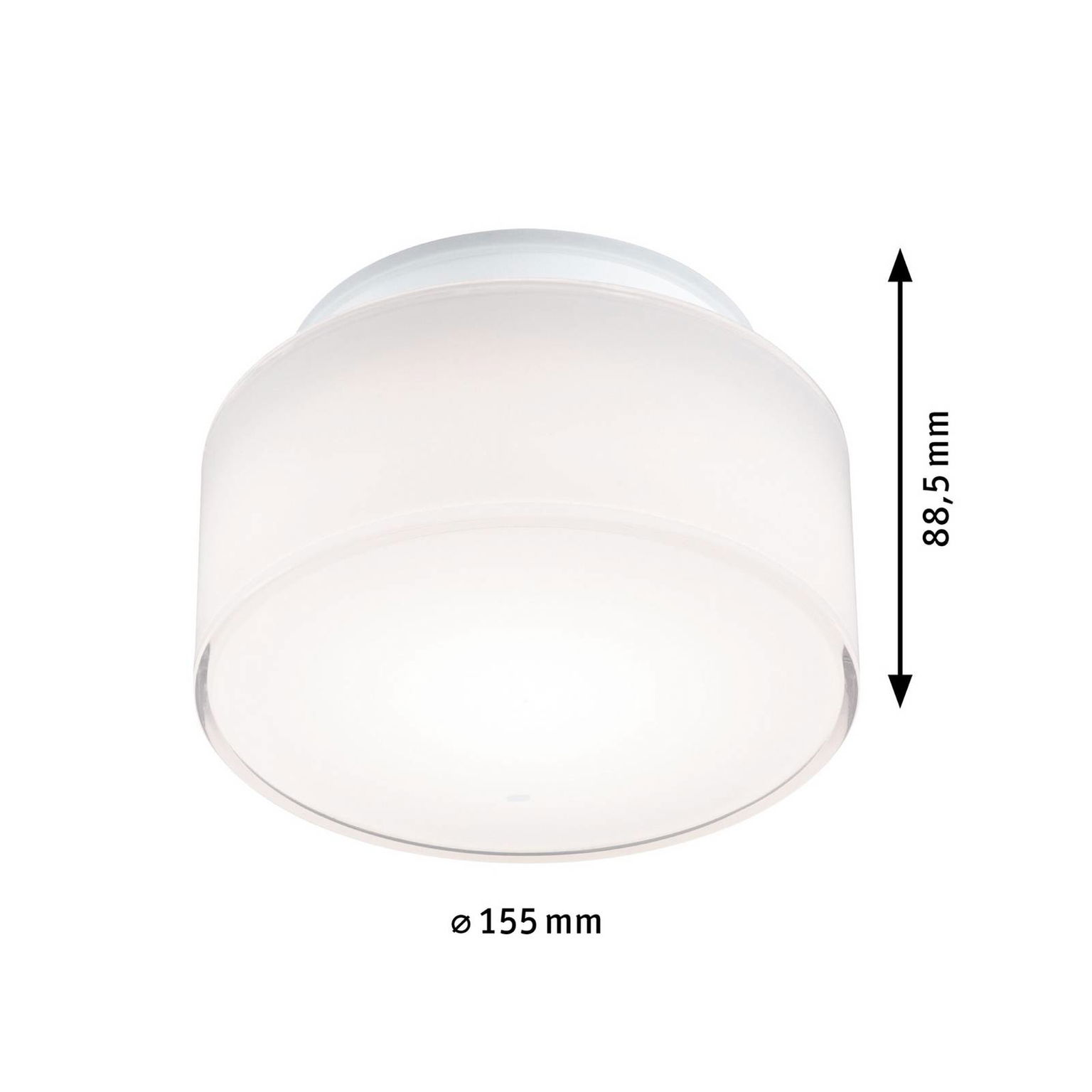 Paulmann stropné LED svetlo Maro, biele, Ø 16 cm, IP44 – obrázok 4