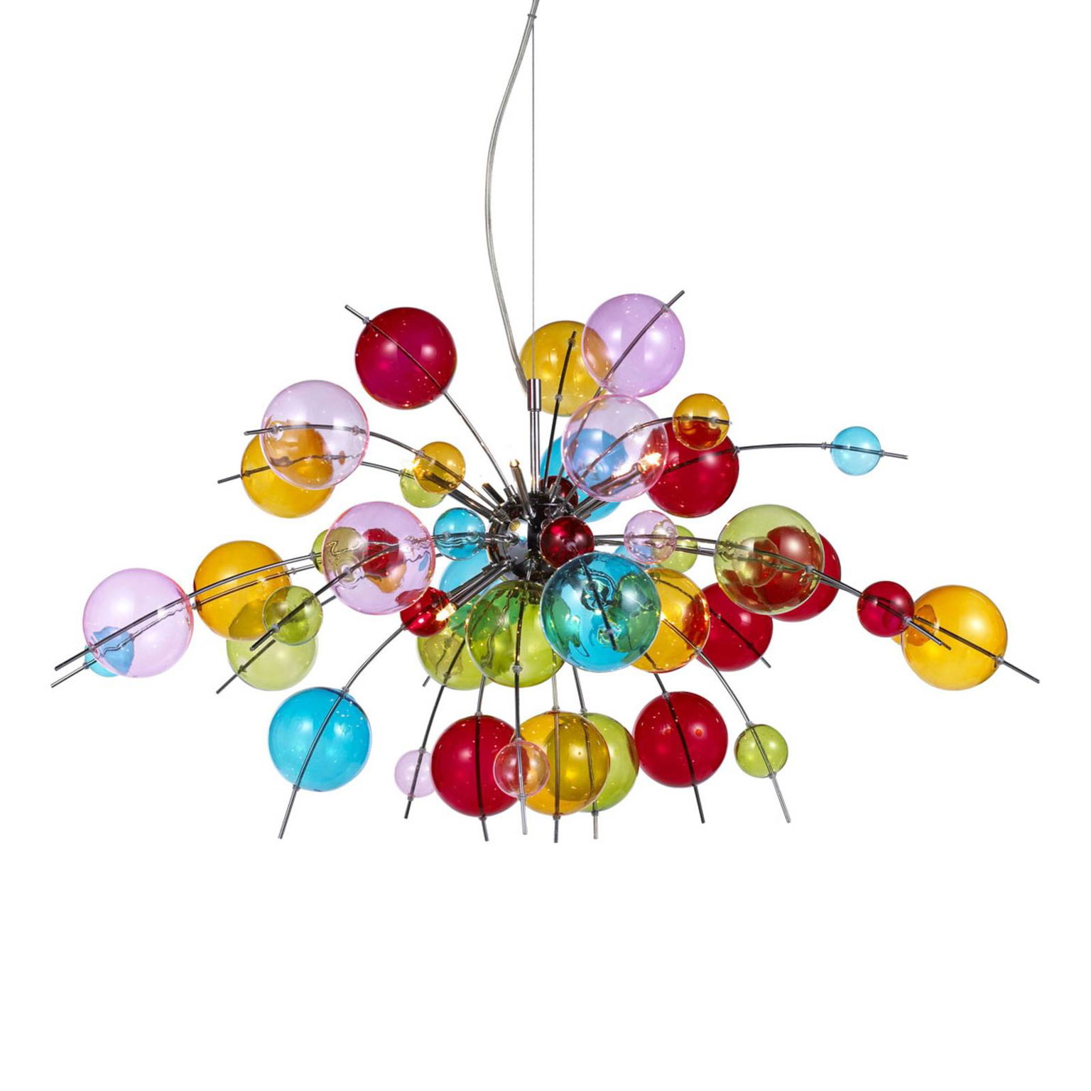 Pestrá závesná lampa Aurinia Ø 98 cm – obrázok 3