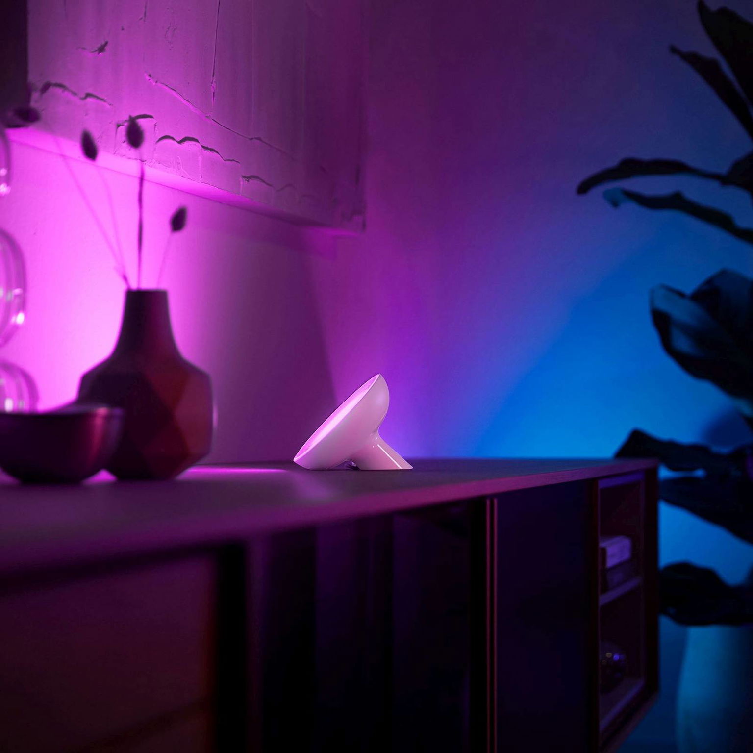 Philips Hue Bloom stolná lampa biela, White&Color – obrázok 6