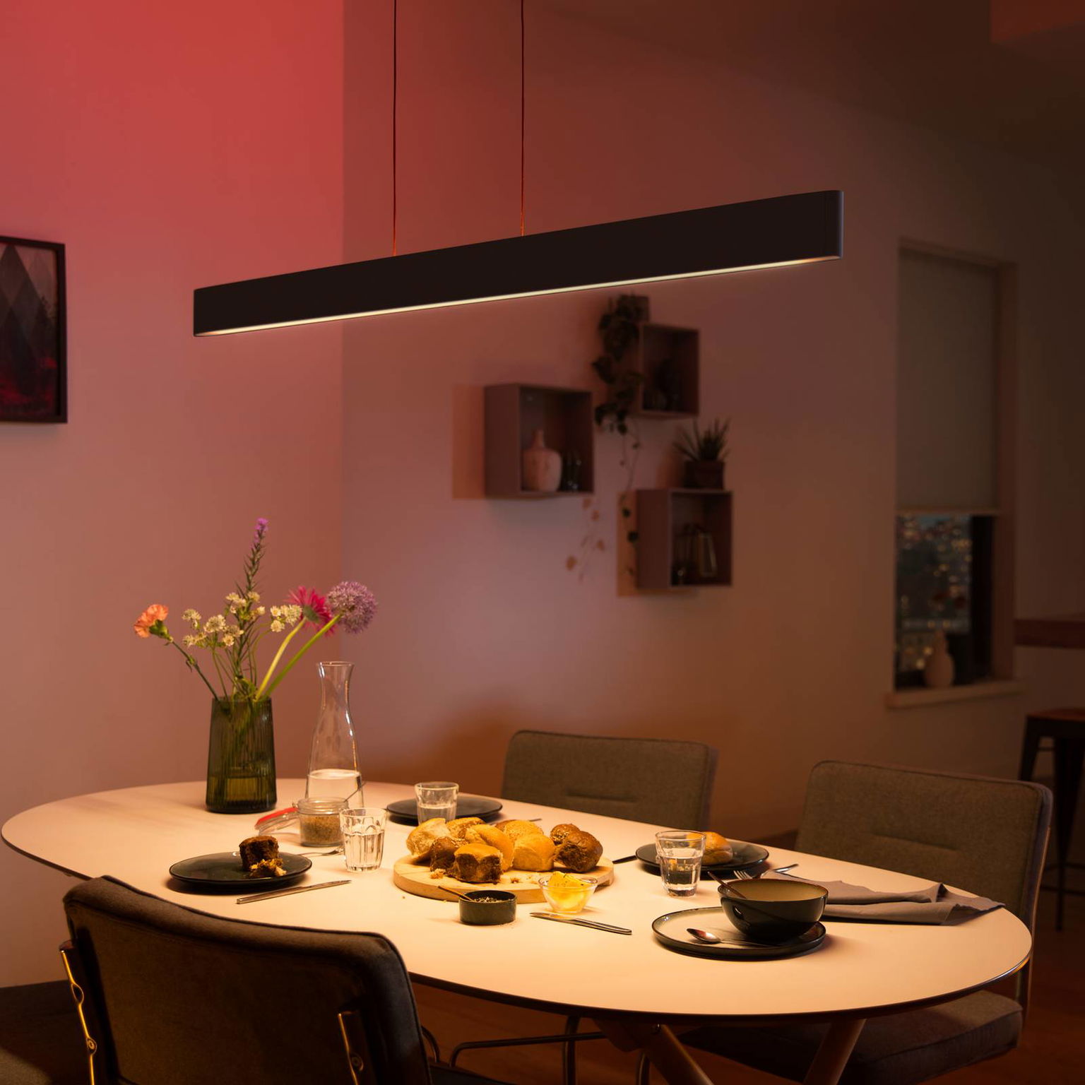 Philips Hue Ensis závesná lampa, WACA, čierna – obrázok 6