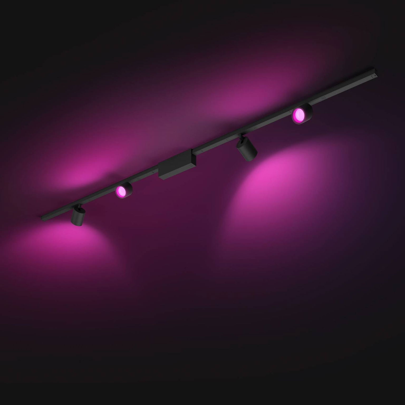 Philips Hue Perifo lištový systém 4x bodové svetlá čierne – obrázok 2
