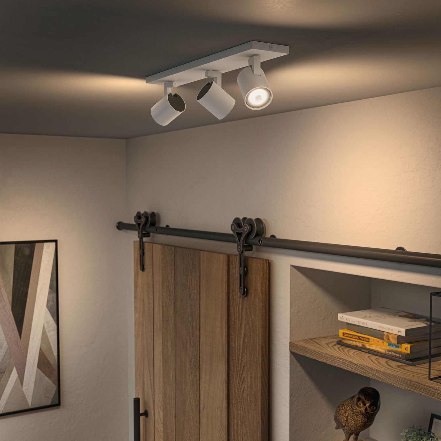 Philips Hue Runner LED bodové svetlá, 3-pl., stmievač, biele – obrázok 2