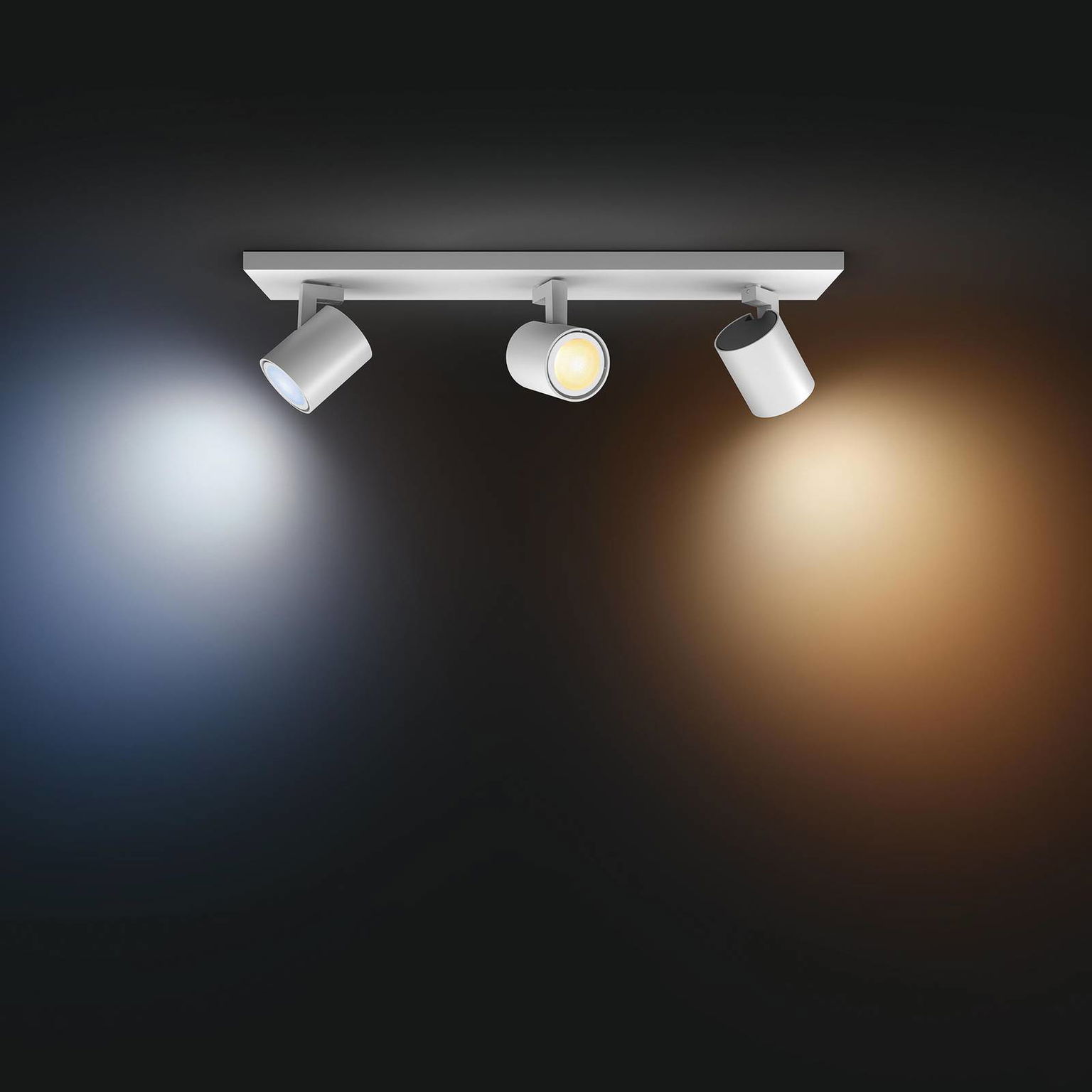 Philips Hue Runner LED bodové svetlá, 3-pl., stmievač, biele – obrázok 4